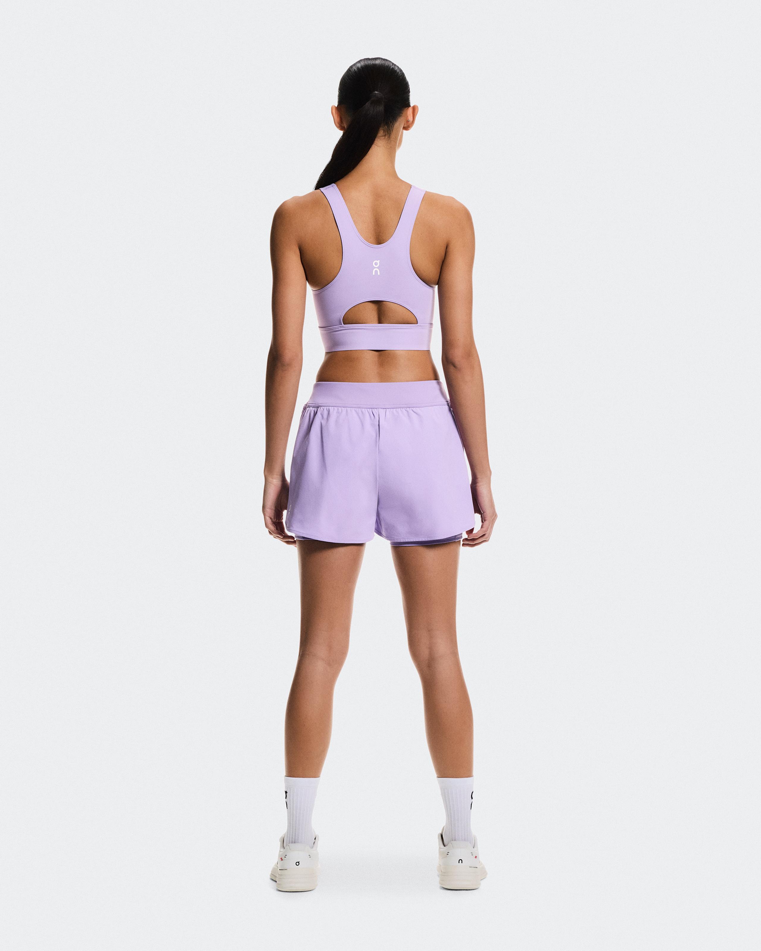3" Court Shorts 2-in-1 — женские теннисные шорты, розовый (Bloom) — фото 2