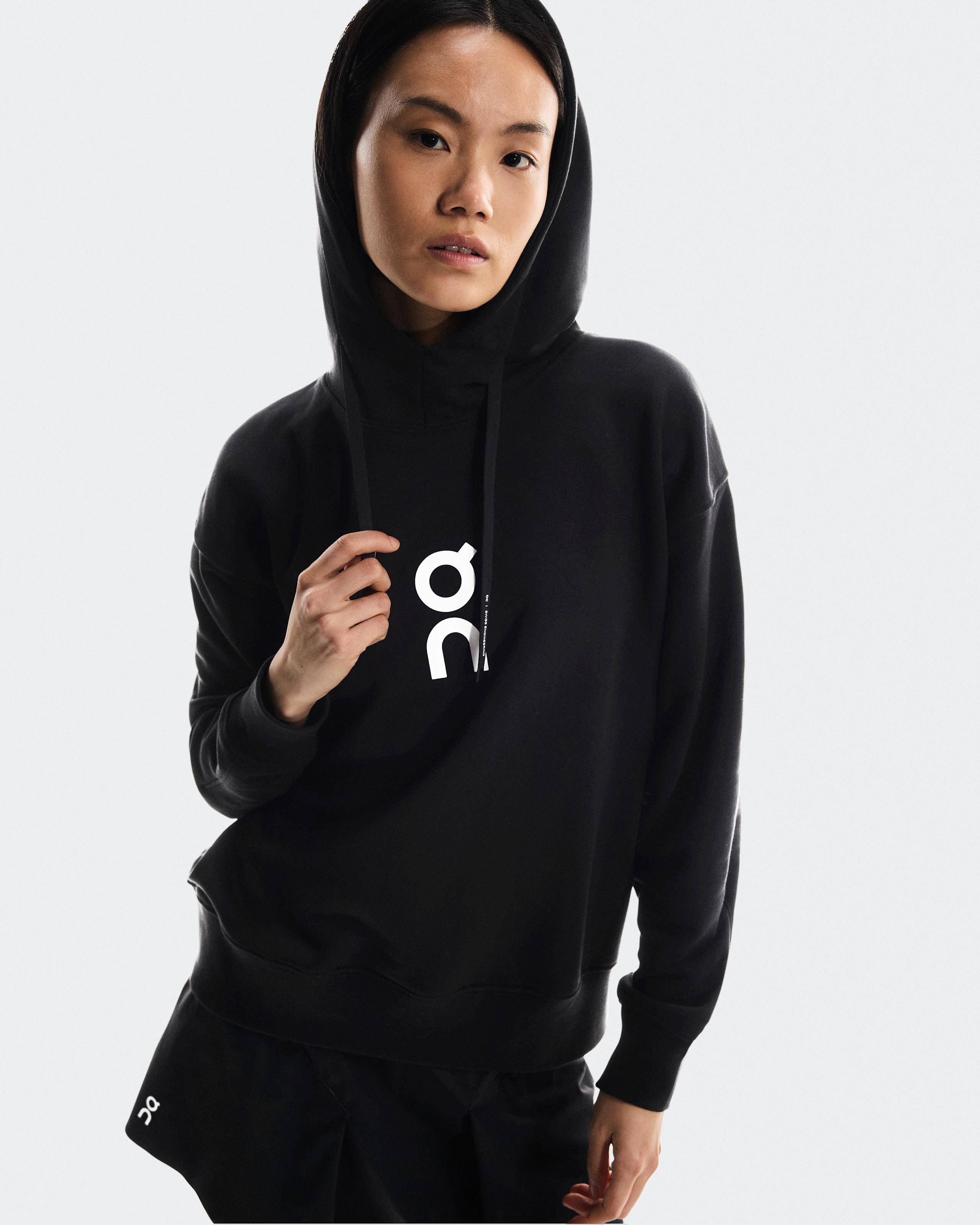 Женская худи On Club Hoodie Tennis, Black — фото 3