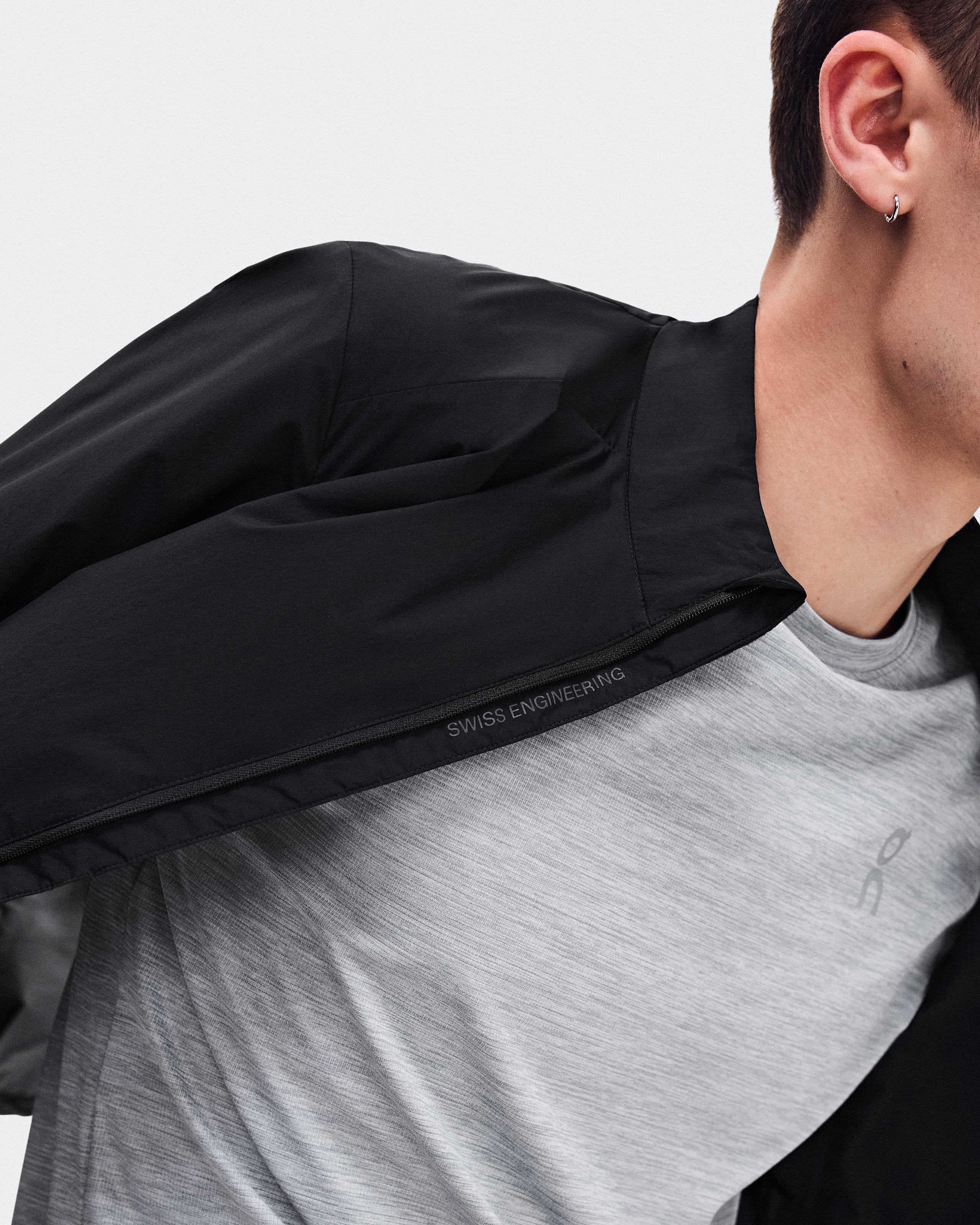 Мужская беговая куртка On Weather Jacket, Black — фото 6