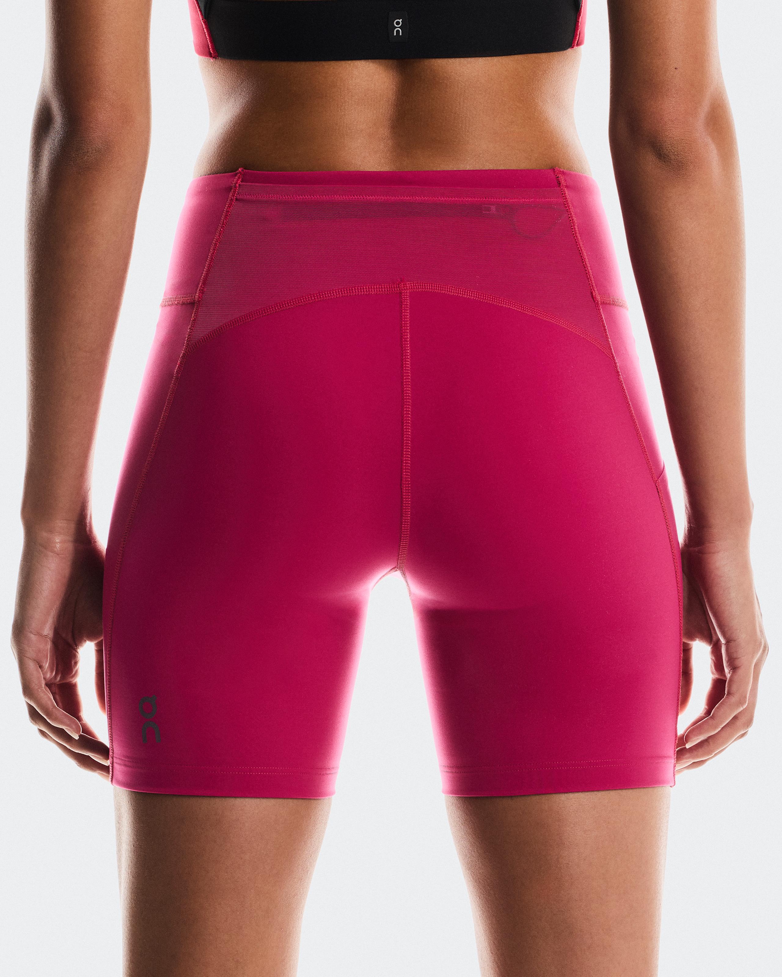 Женские тайтсы On Performance Tights Short, Grenadine — фото 6