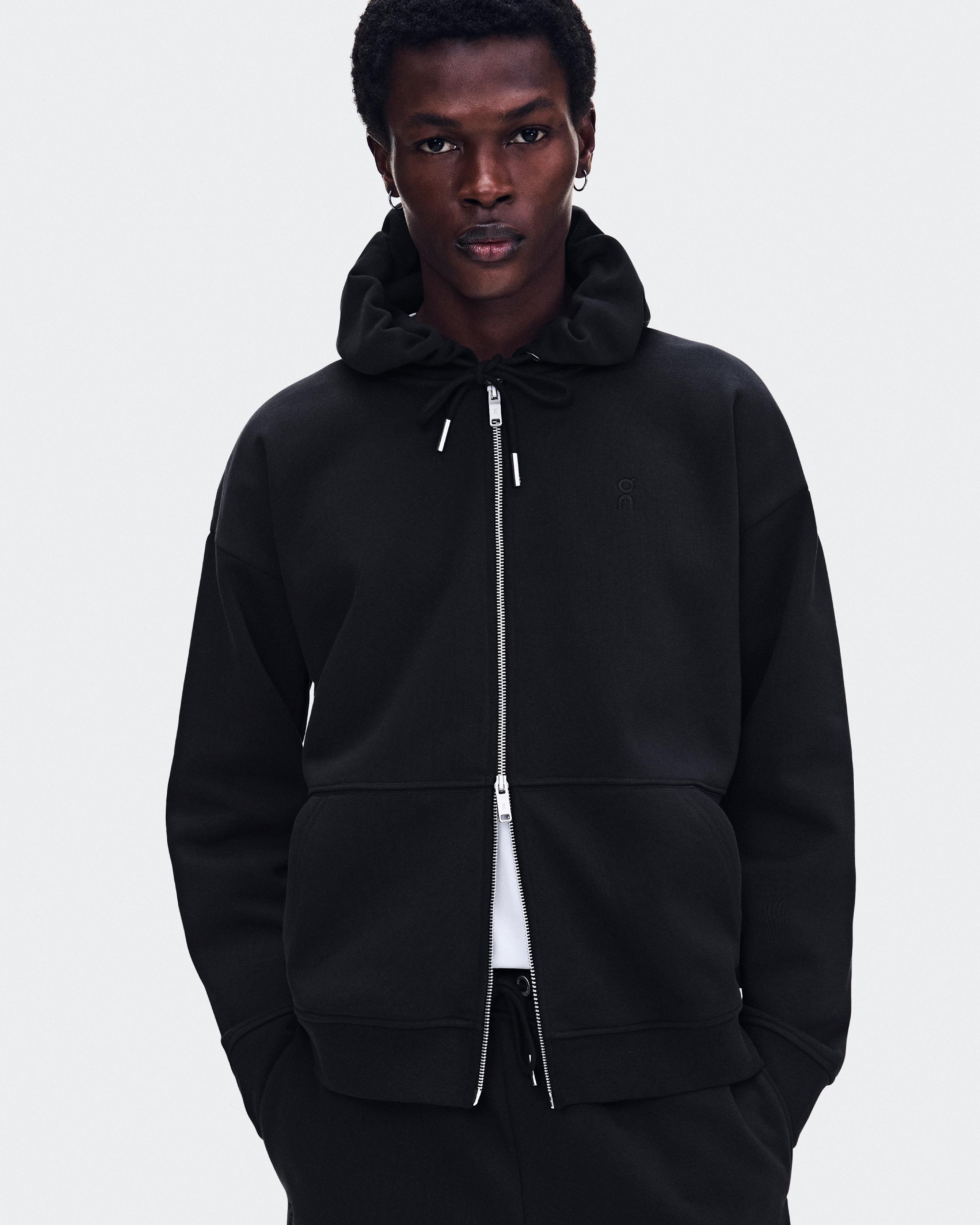 Мужская толстовка On Club Collective Full Zip Hoodie, чёрный — фото 2