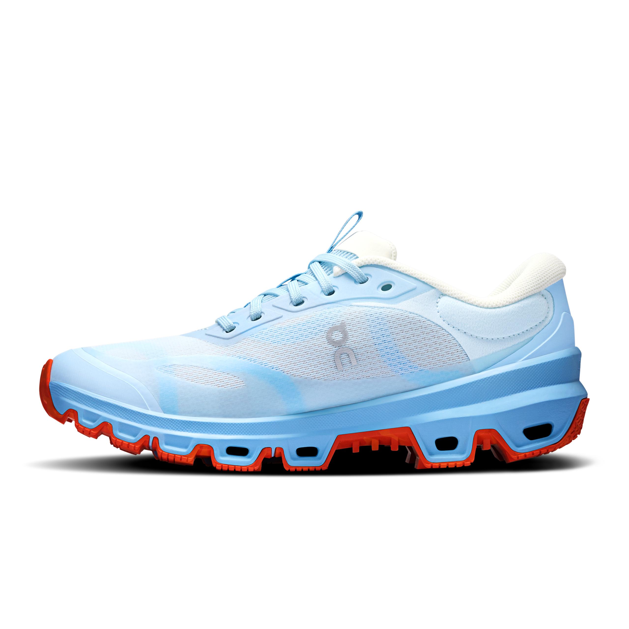 Женские кроссовки On Cloudventure LOEWE 2, Blue / Red / White — фото 4