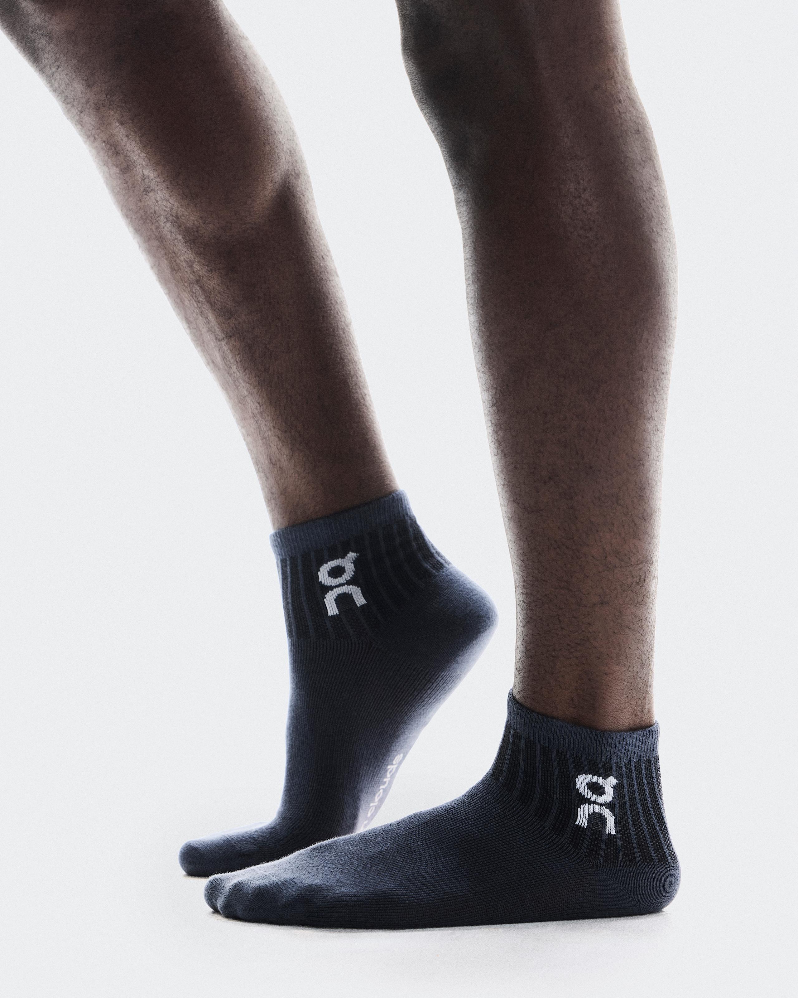 Носки Logo Sock Mid 3P, выцветший синий/тёмно-синий (3 пары) — фото 2