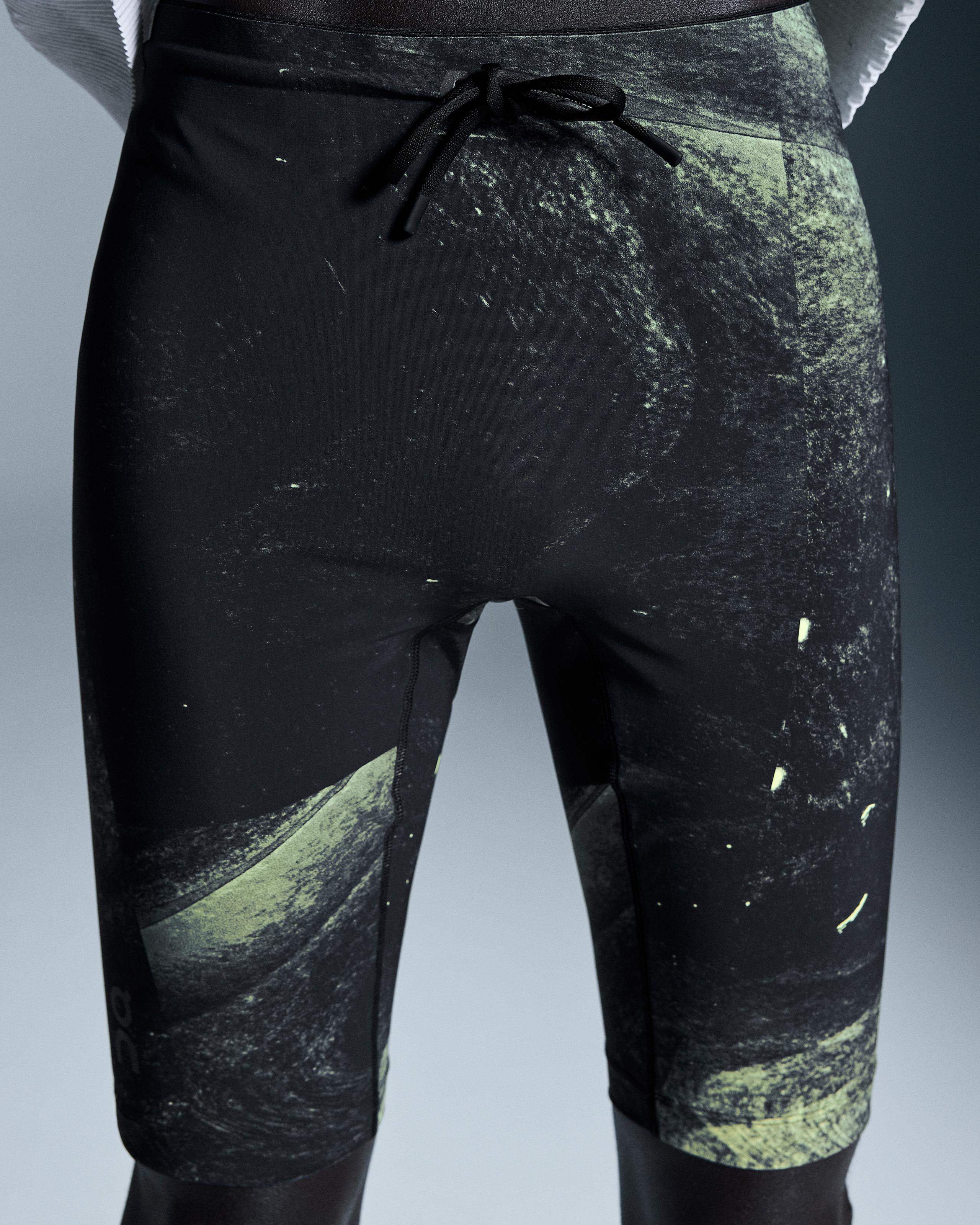 Мужские тайтсы On Race Tights Half, Black / Limelight — фото 4