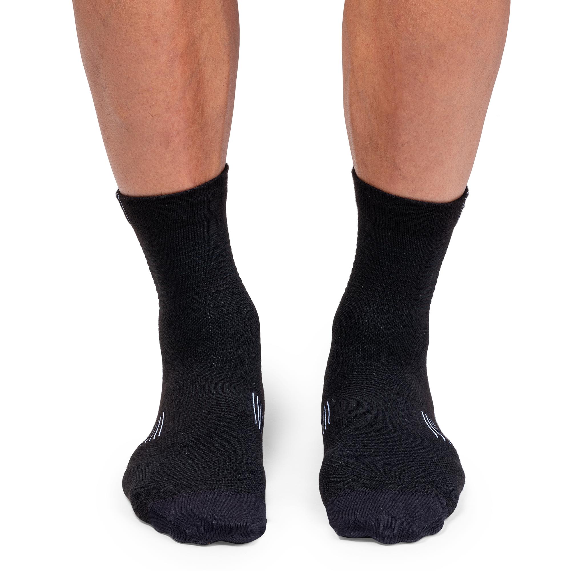 Мужские носки Ultralight Mid Sock, чёрный/белый — фото 3