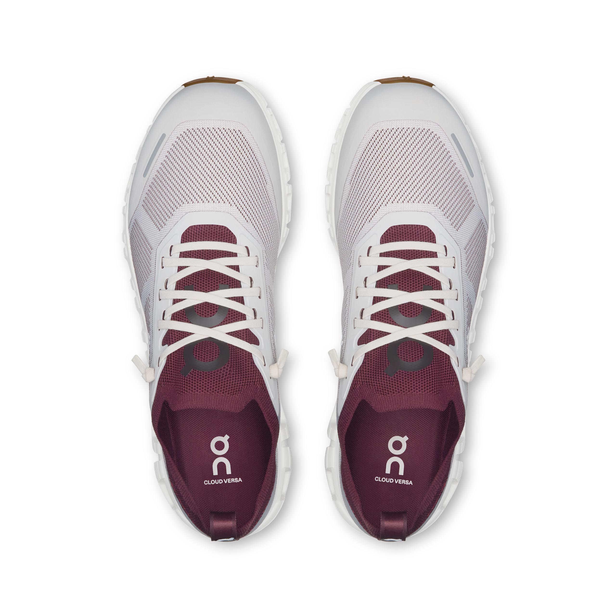 Кроссовки On Cloud 6 Versa Silver / Maroon — фото 2