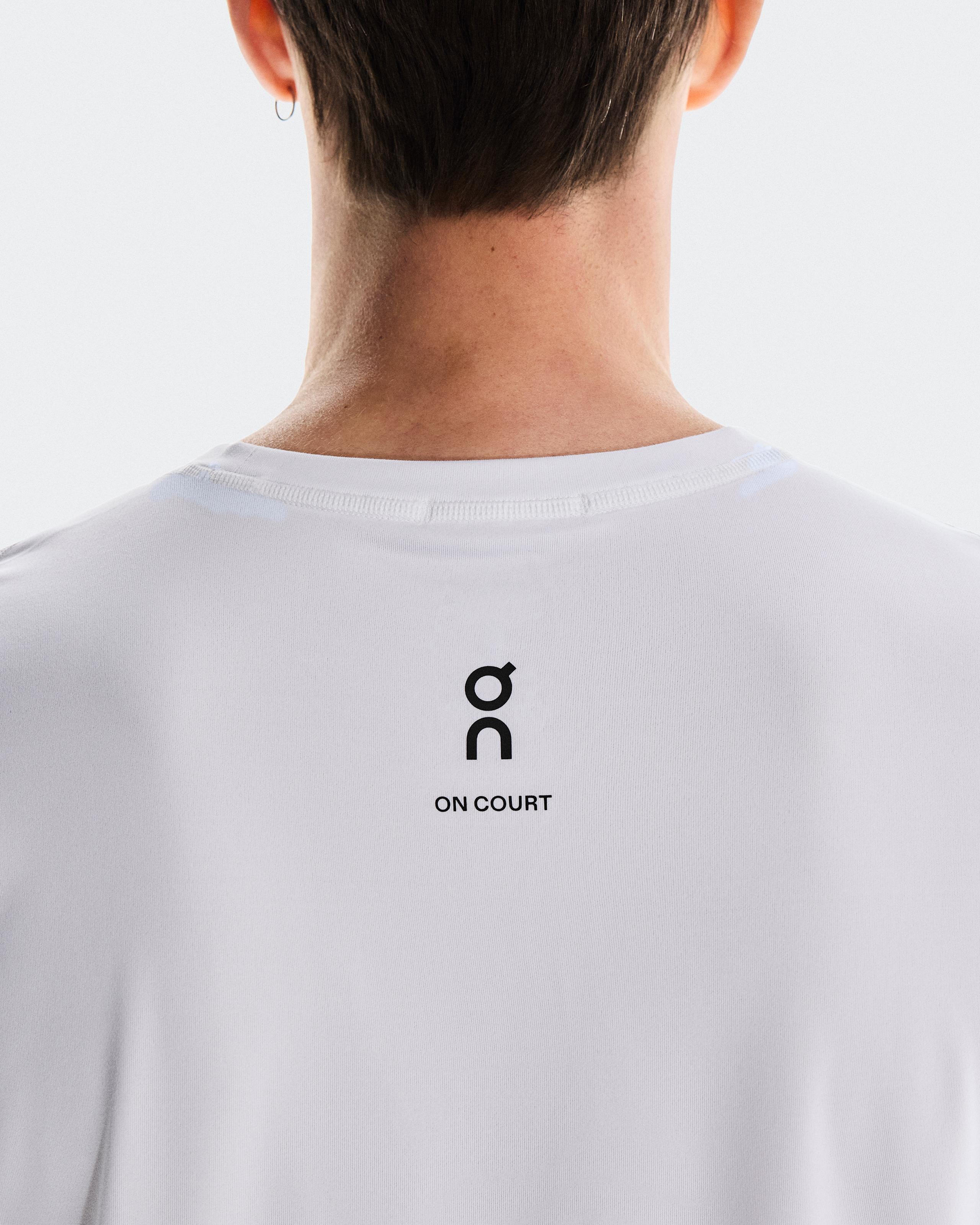 Мужская футболка On Courtside-T, White — фото 4