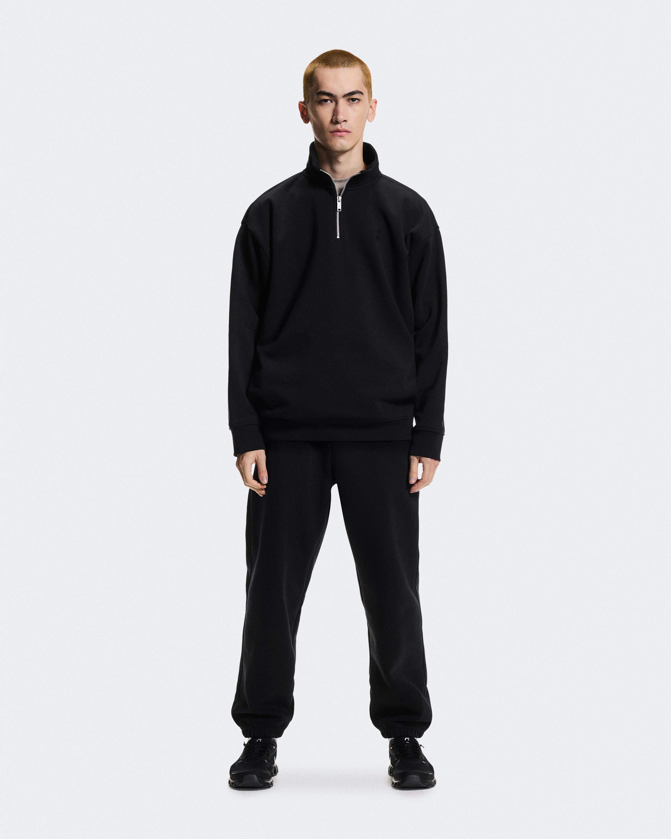 Club Collective 1/4 Zip Black