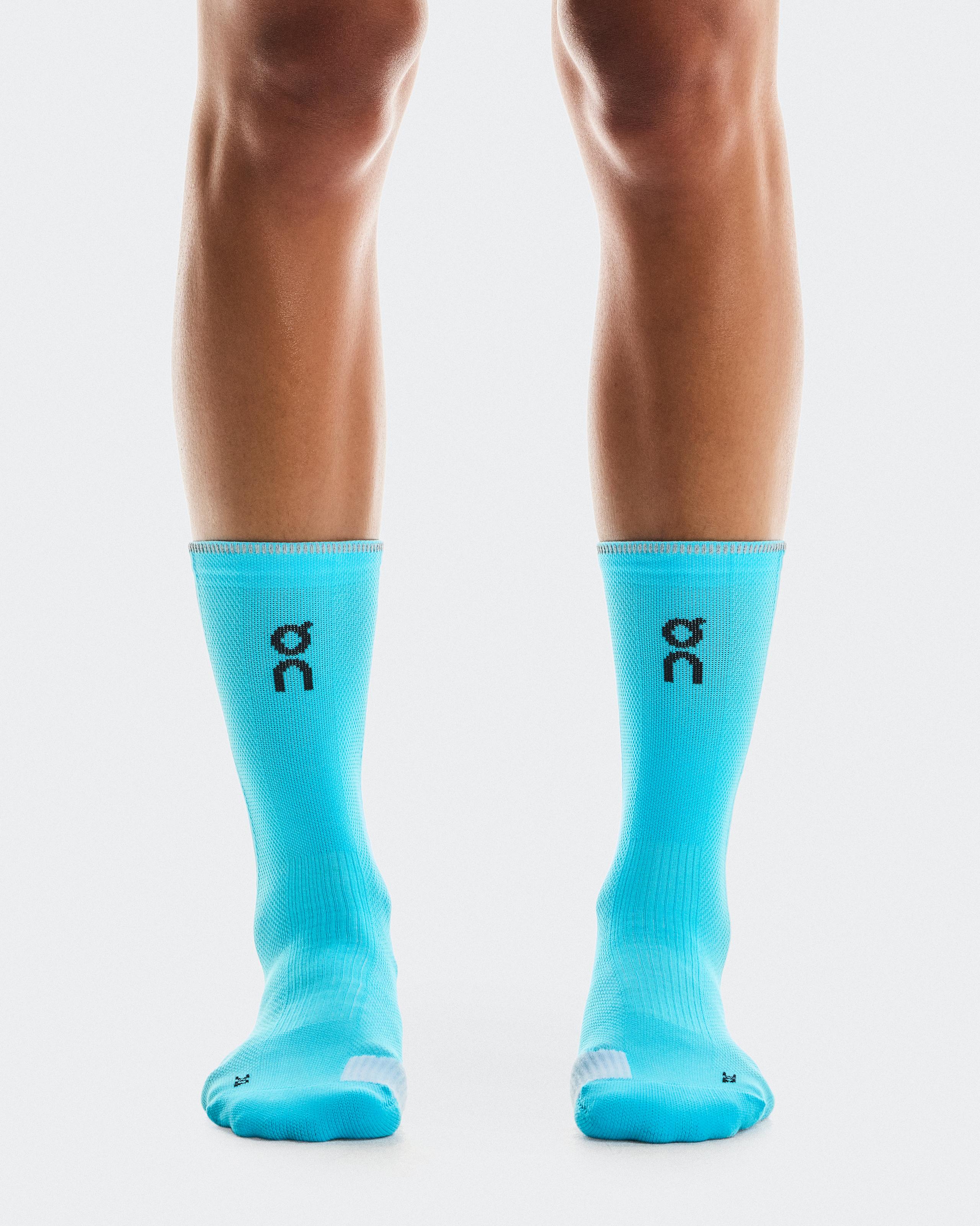 Performance Run Sock High Horizon | White