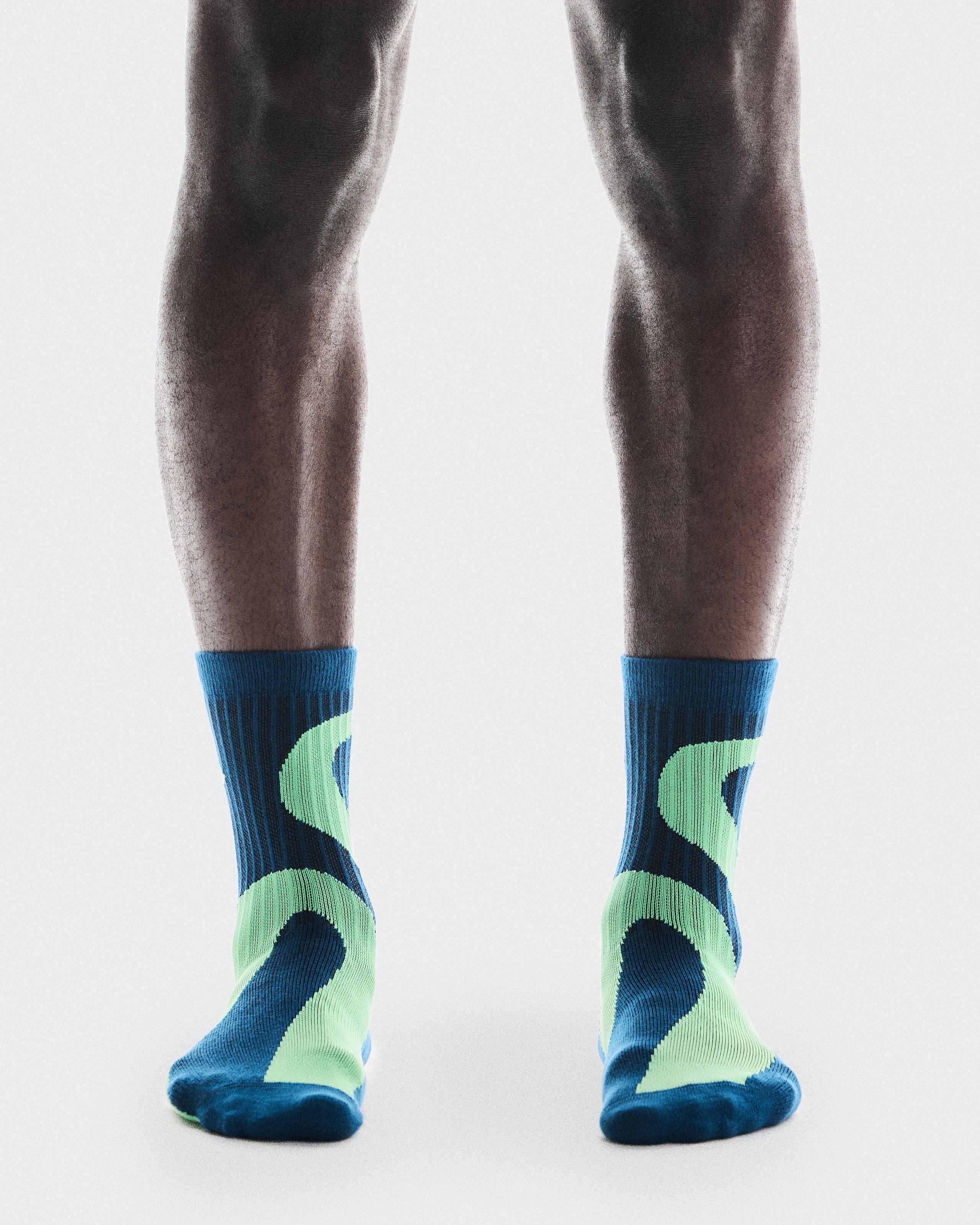 Liquid Logo Sock High 2P Tempest | Honeydew