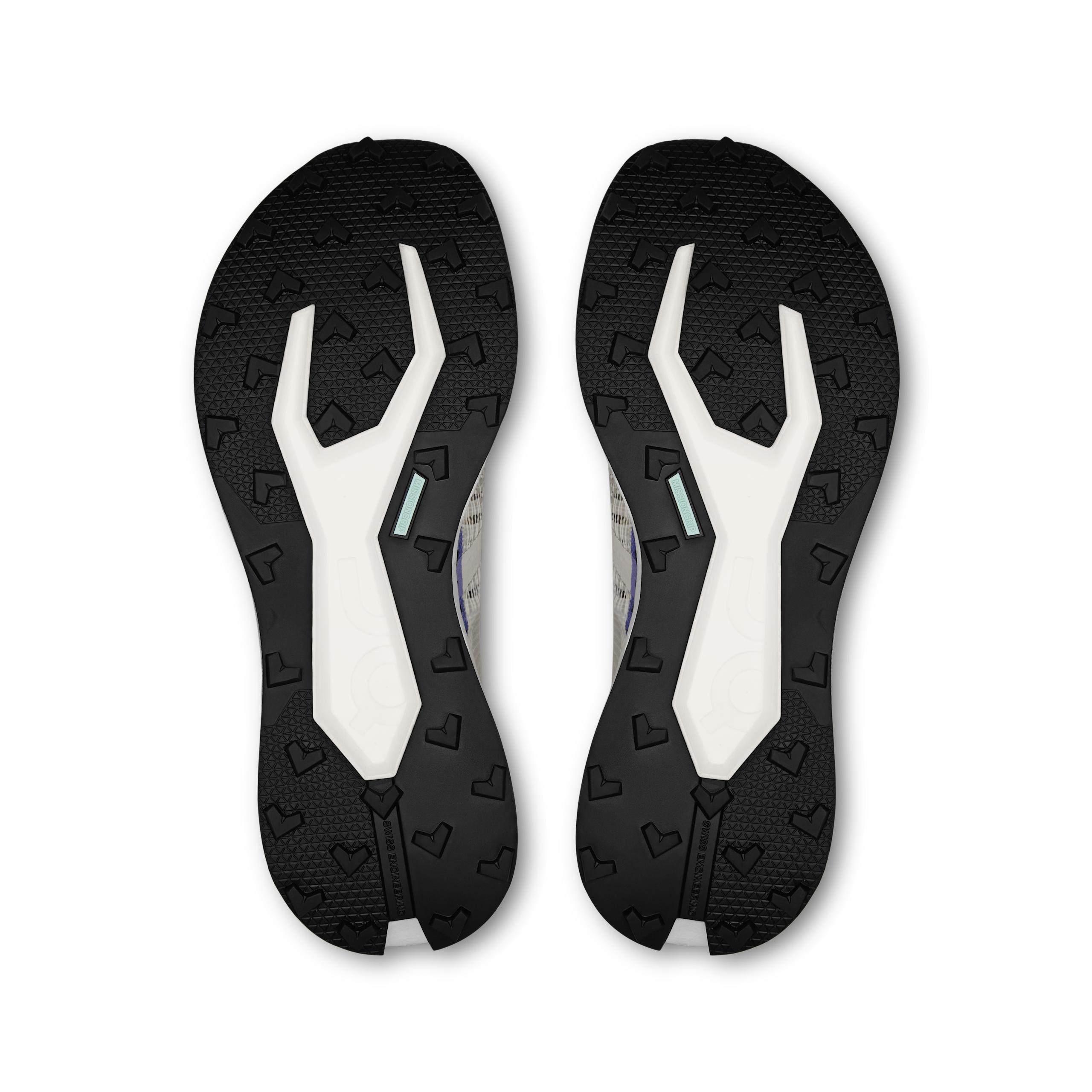 Женские кроссовки On Cloudultra Pro, жемчужно-белые / хвойно-зелёные — фото 3