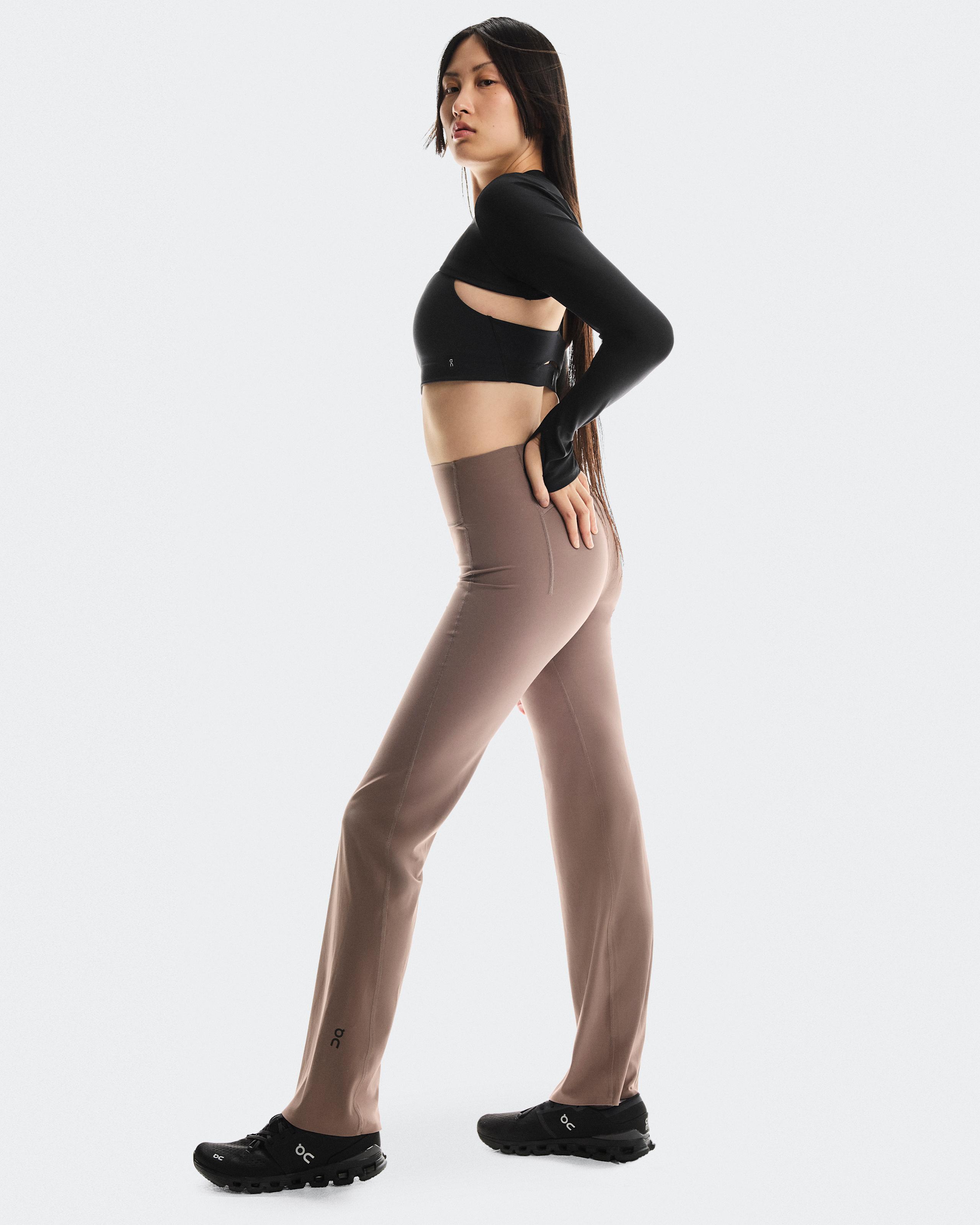 Женские леггинсы On Studio Leggings Flared, Ash — фото 3
