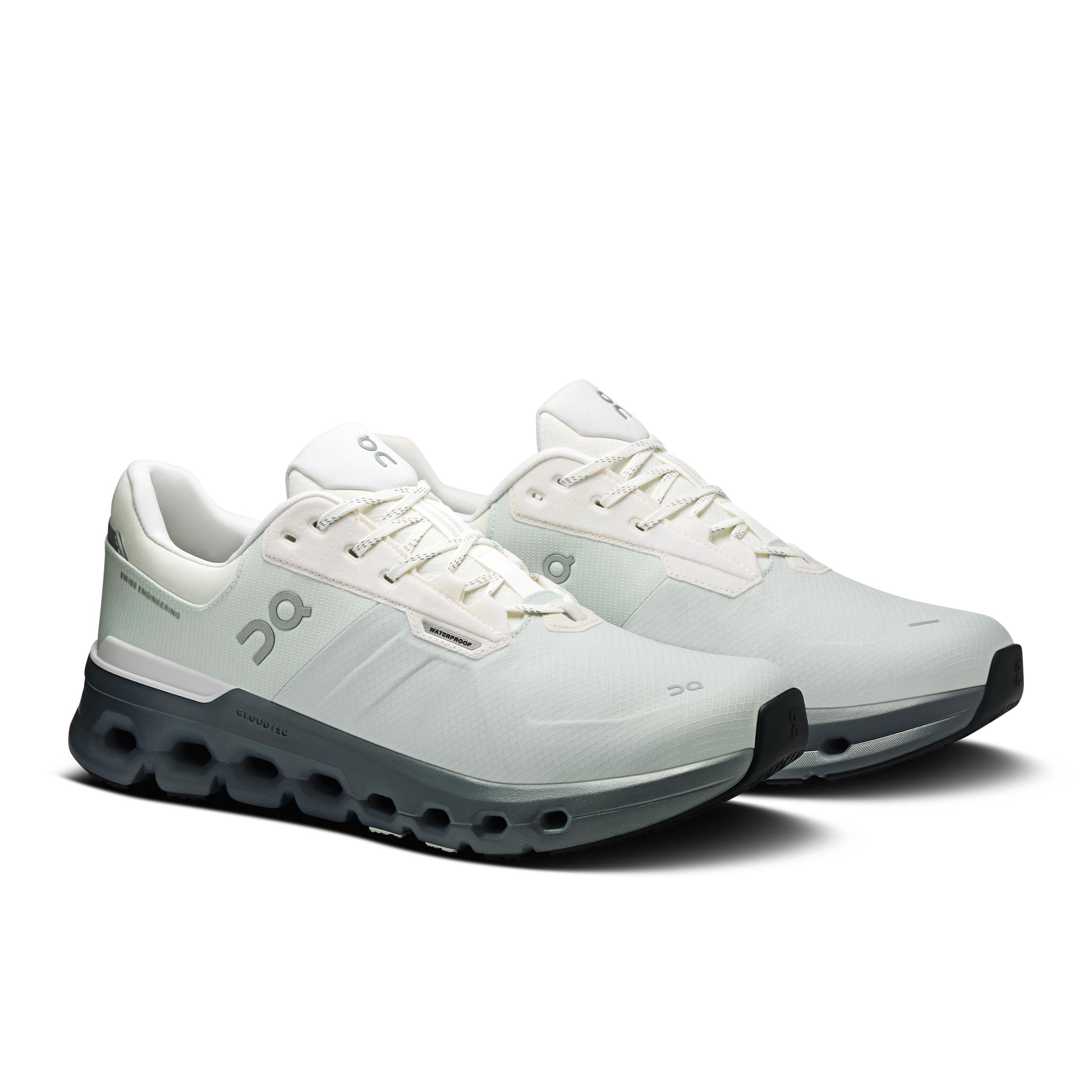 Кроссовки On Cloudrunner 2 Waterproof мужские, бледно-голубые с серым — фото 6