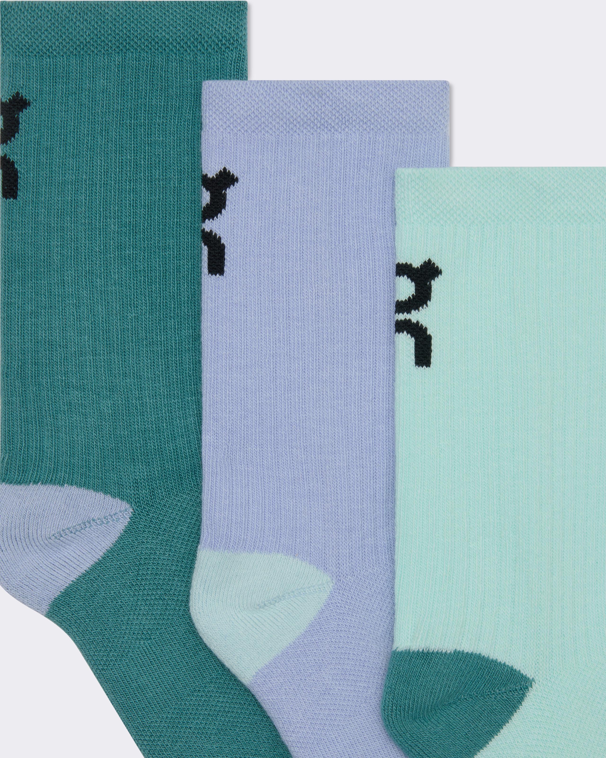 Детские носки Logo Sock High 3P Kids небесно-голубой/грозовой — фото 3