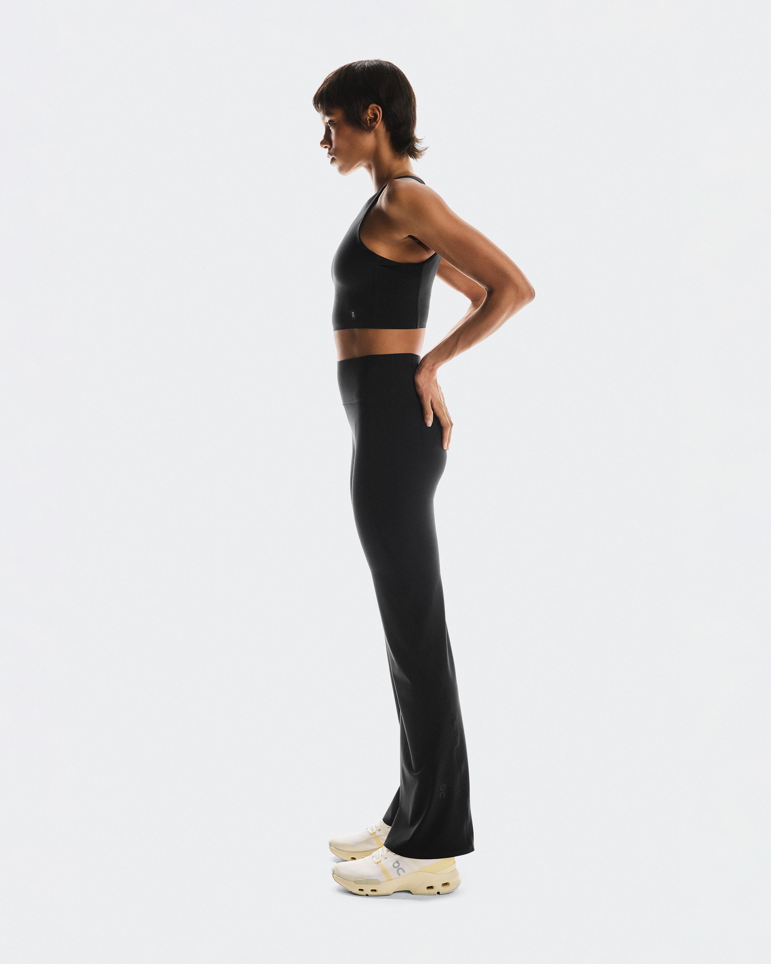 Женские леггинсы On Studio Leggings Flared, Black — фото 4