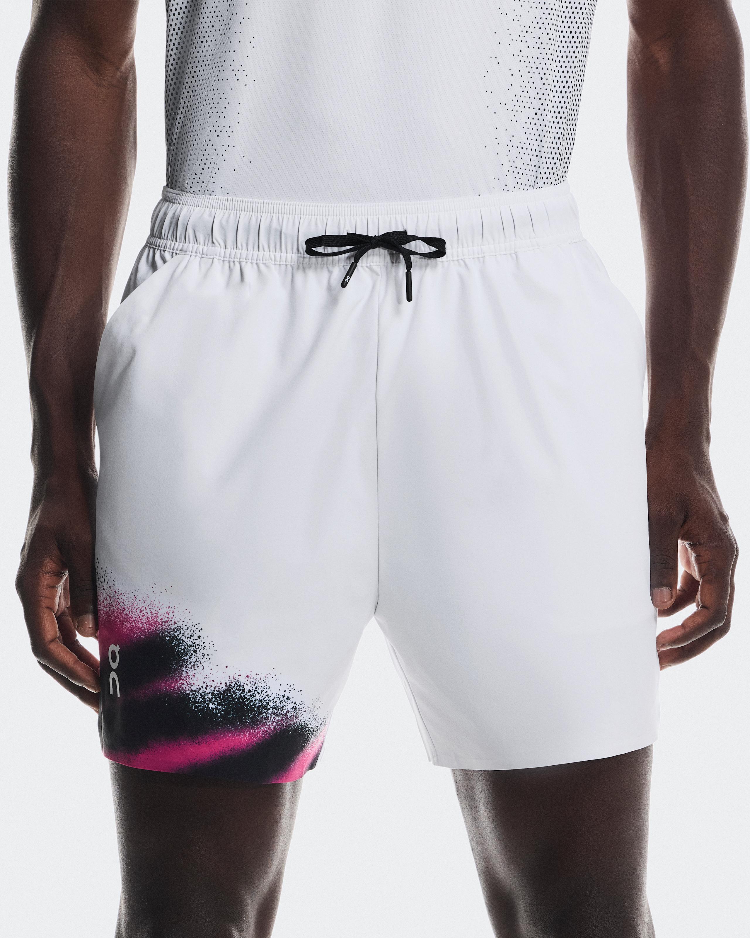Мужские шорты On Court Shorts, White / Black — фото 4