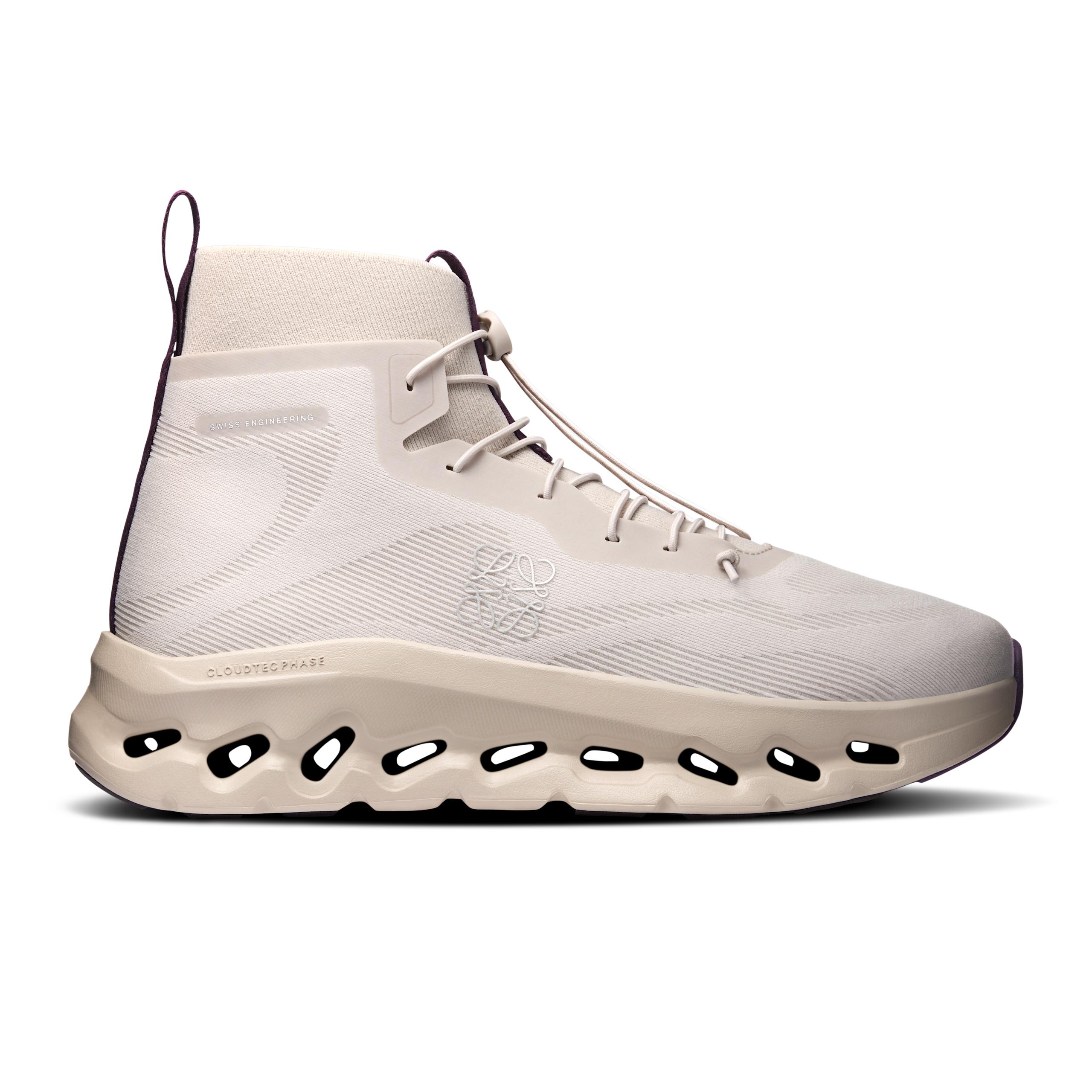 Cloudtilt Hi LOEWE Sand | Oatmeal | Plum