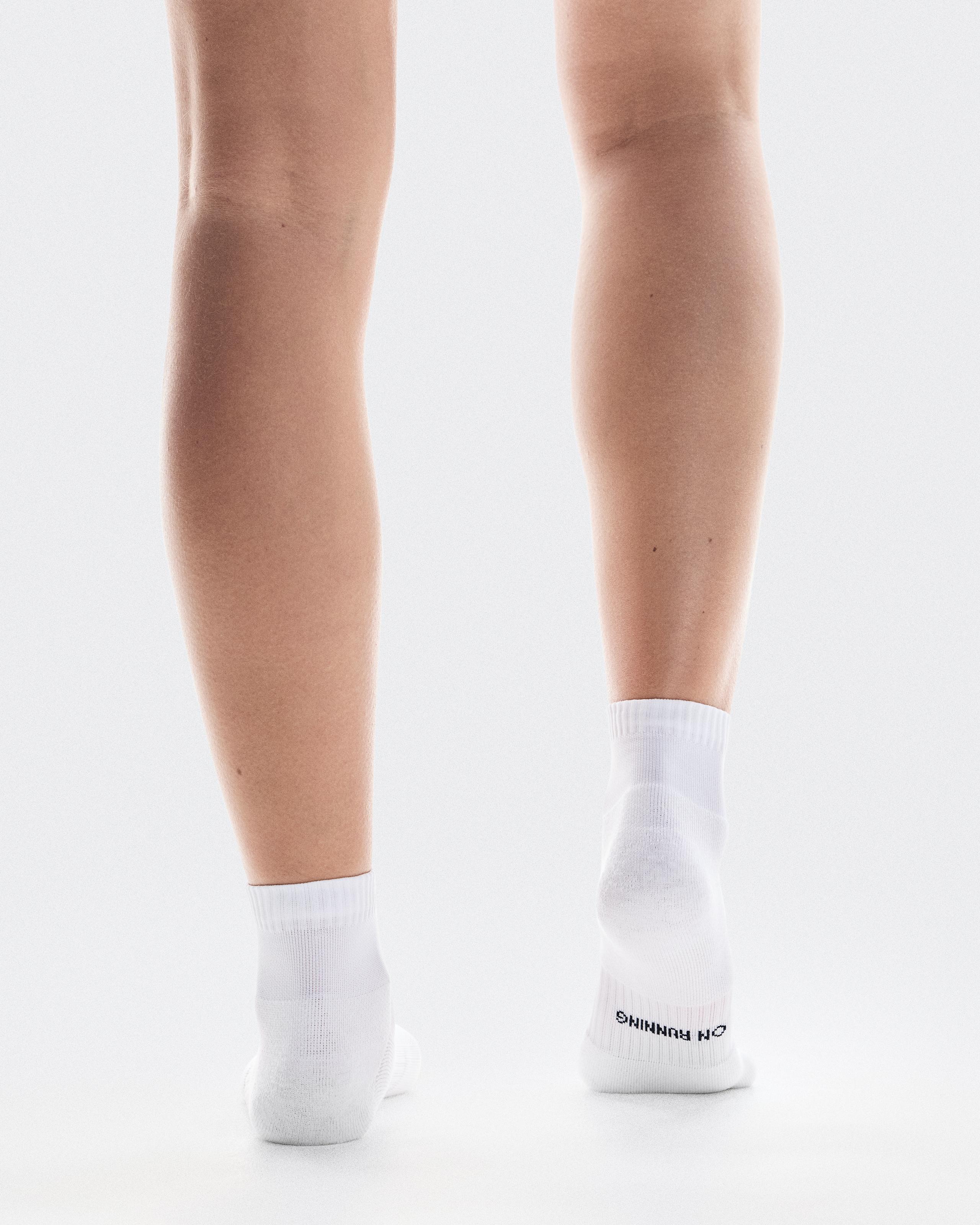 Носки Core Run Sock Mid 2P, белые — фото 3
