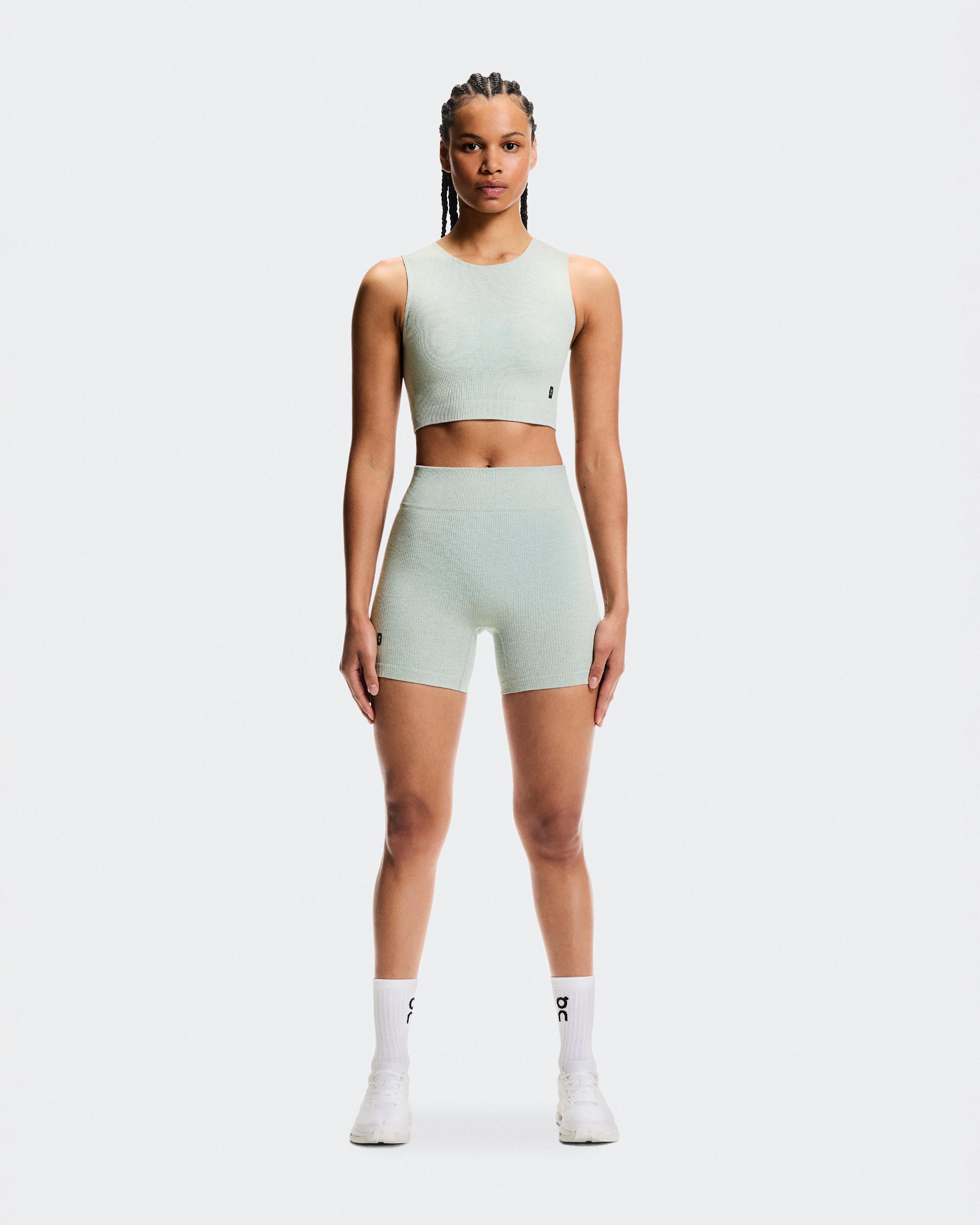 Studio Knit Crop Mineral Heather