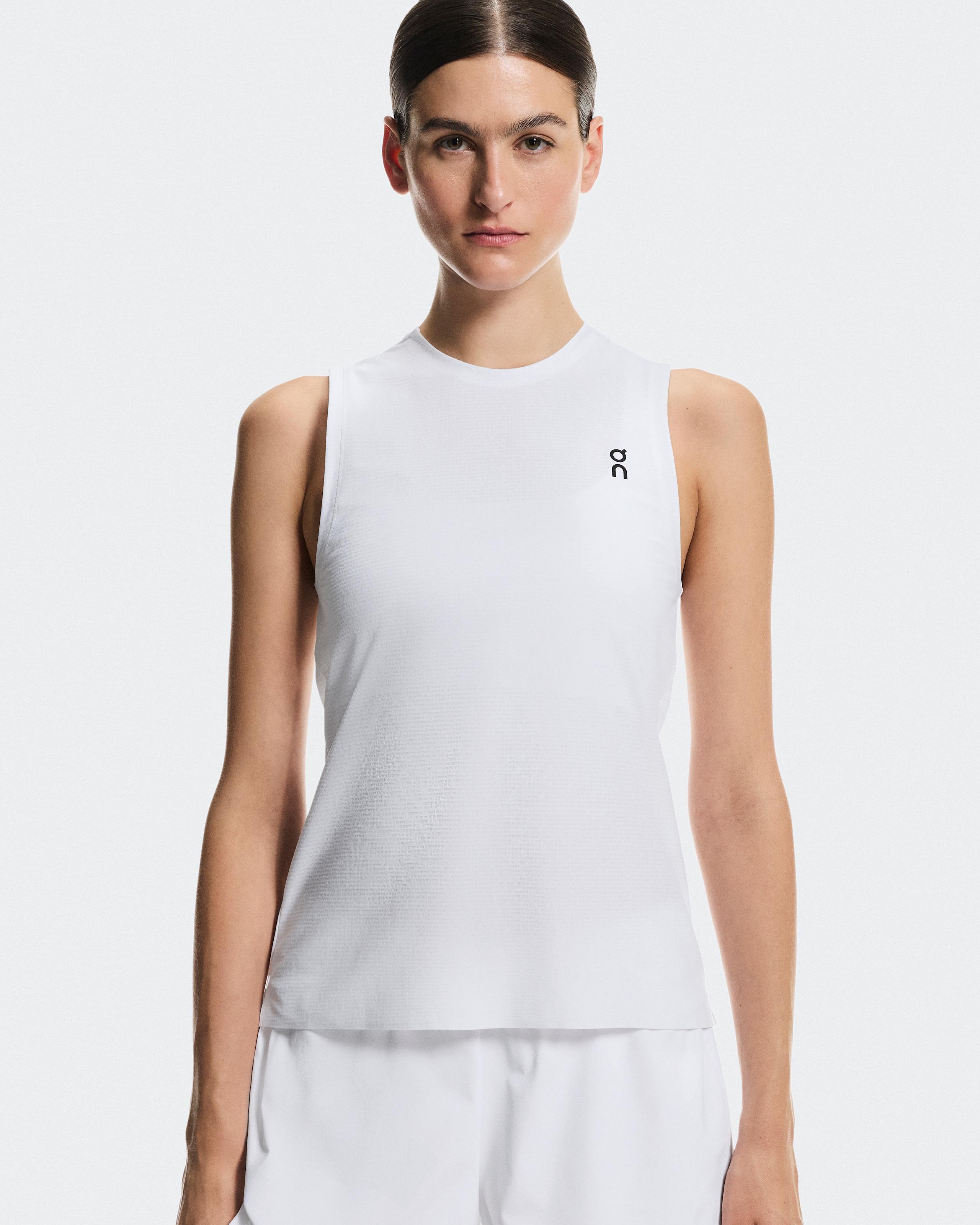 Женская майка On Court Tank, White — фото 3