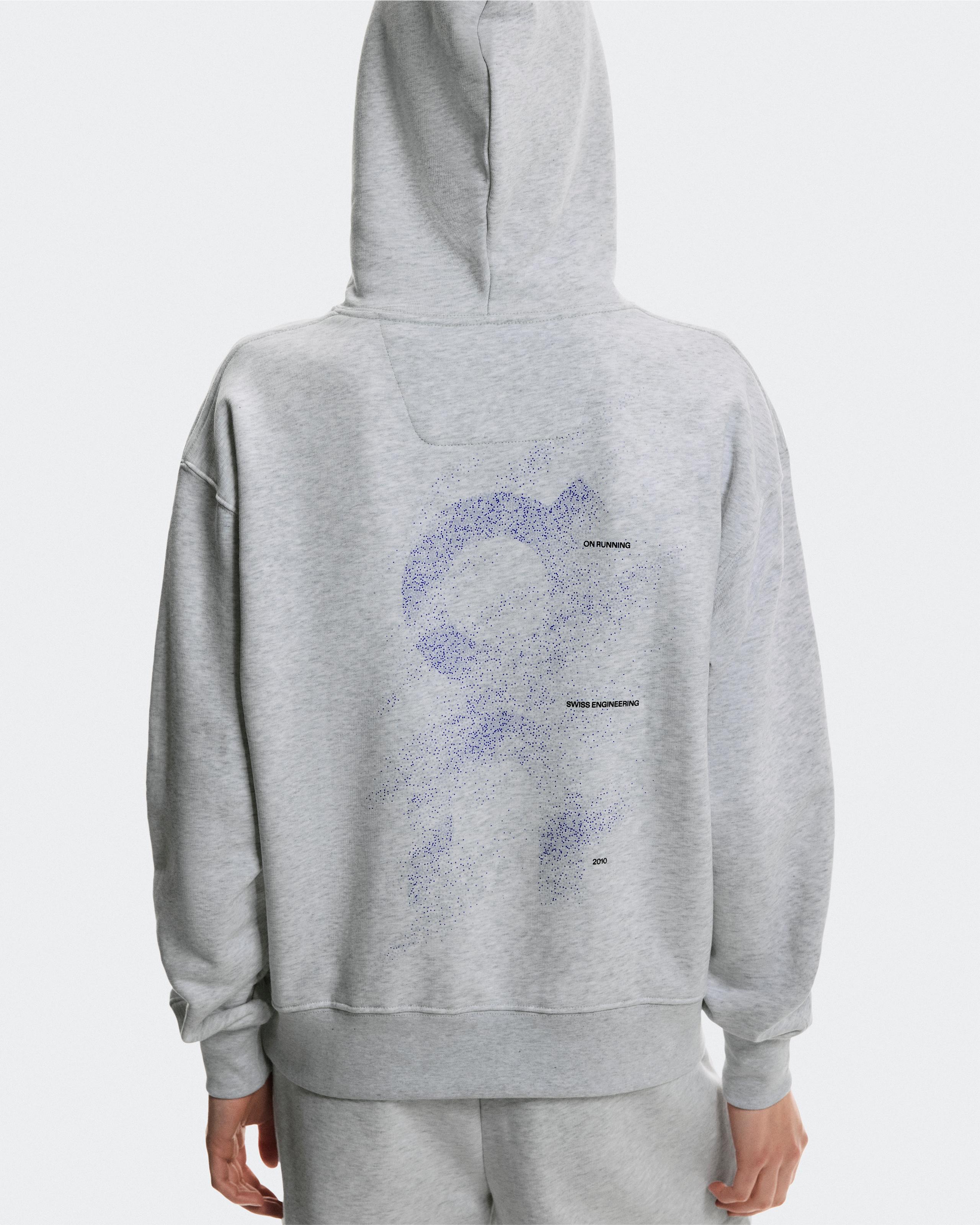 Женская худи On Club Hoodie Graphic, Heather — фото 4