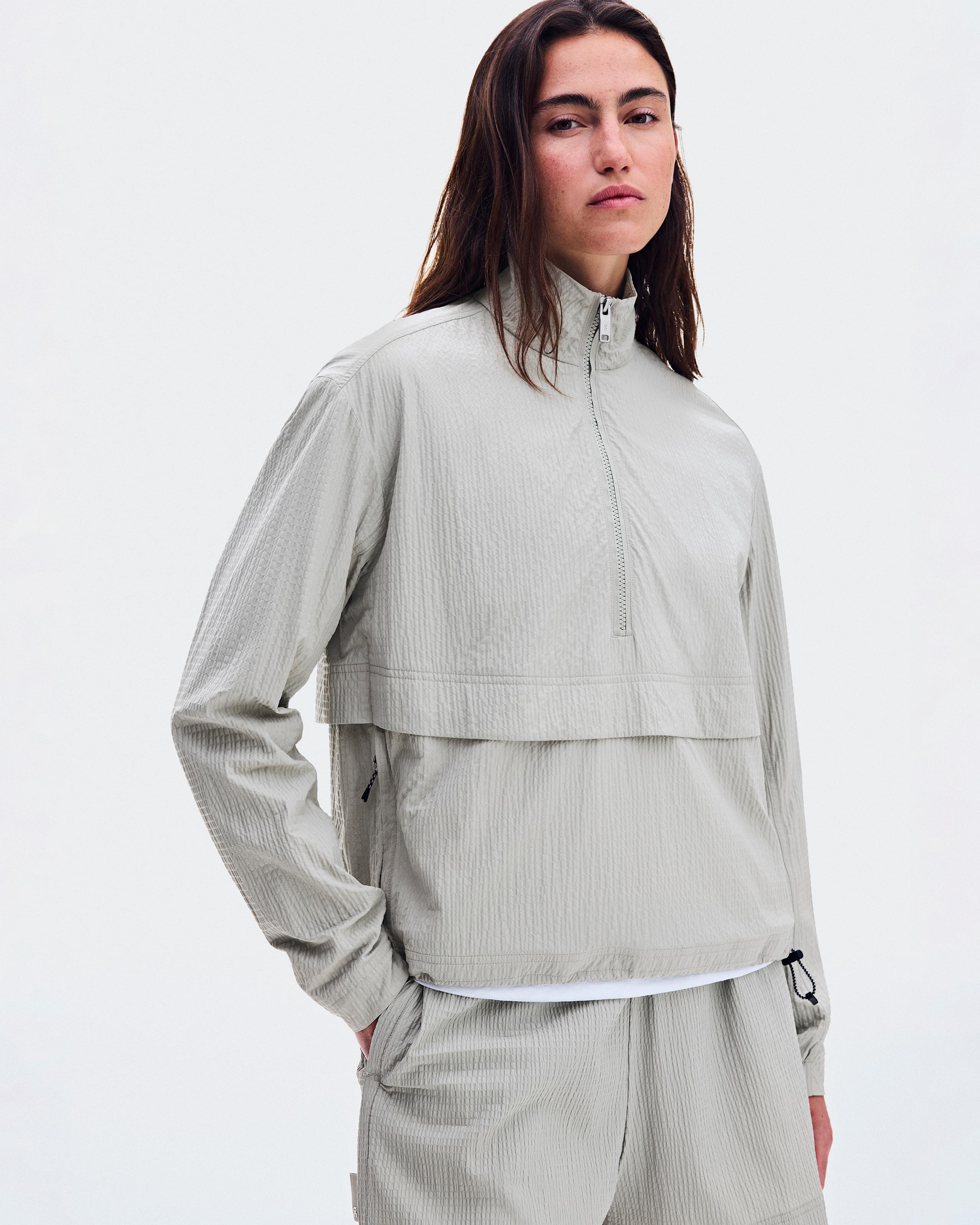 Женская куртка On Courtside 1/2 Zip Eaze, Brume — фото 7