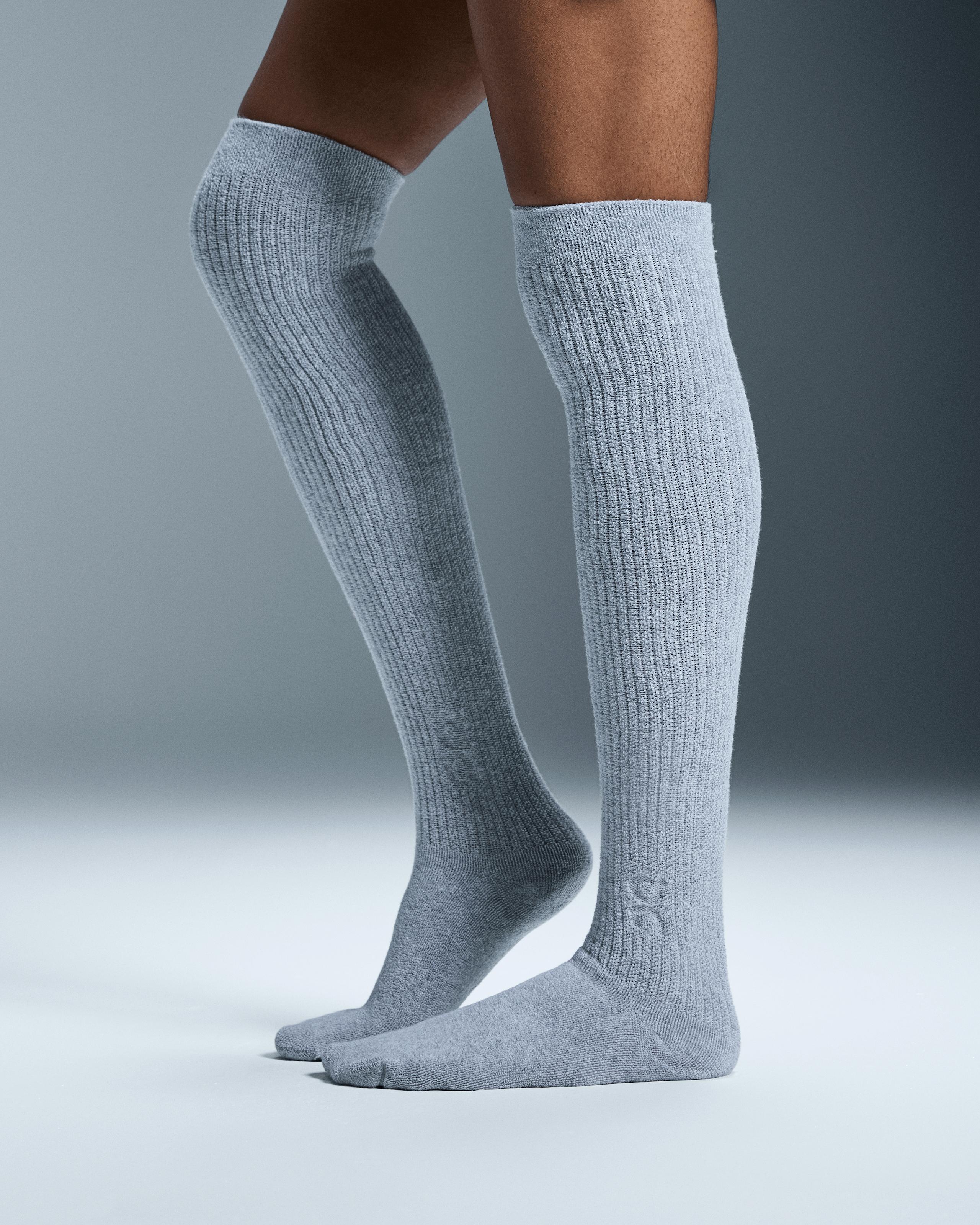 Гольфы On Terry Sock Knee High, серый меланж — фото 2