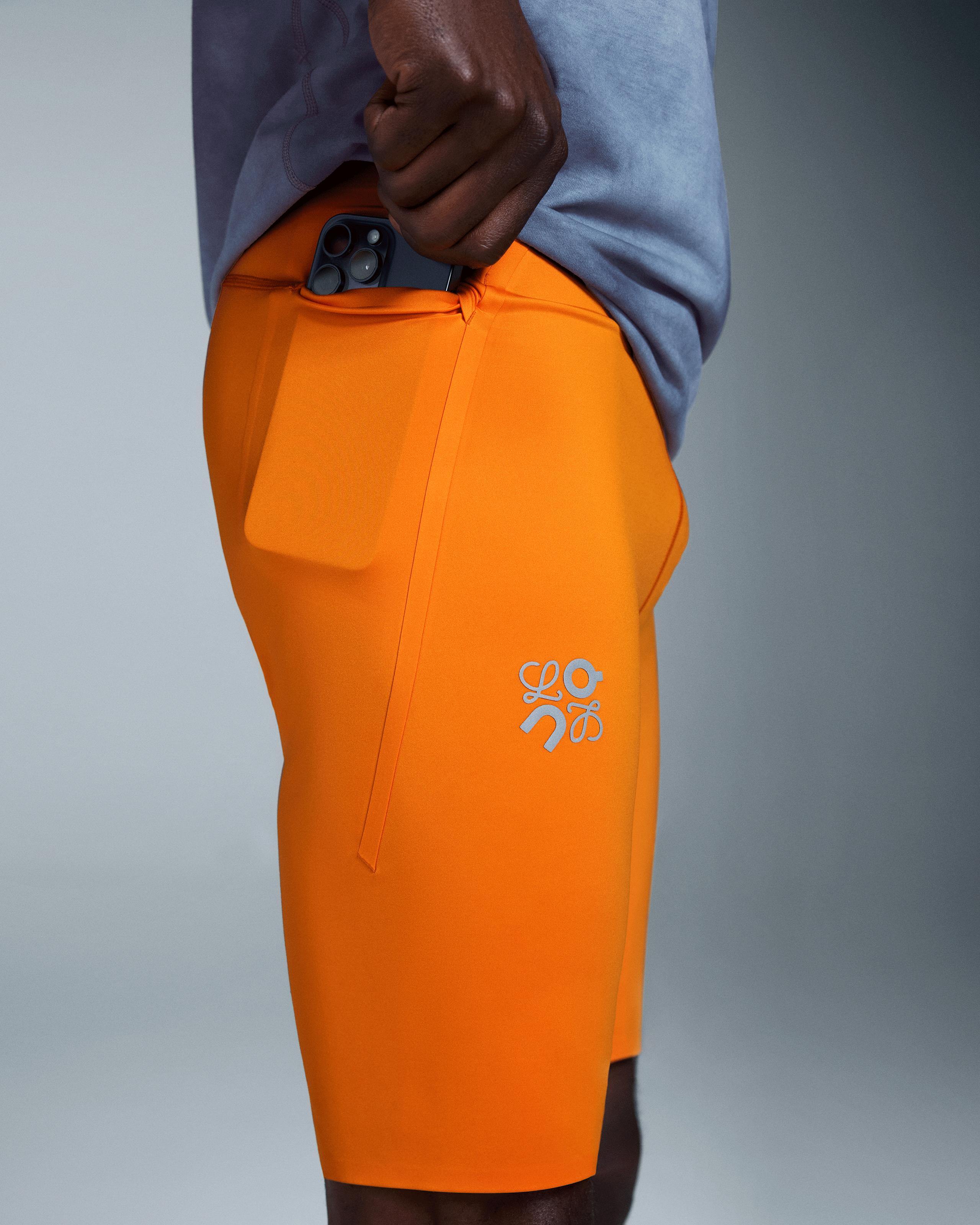 Шорты мужские On Active Shorts LOEWE, цвет оранжевый (Orange) — фото 5