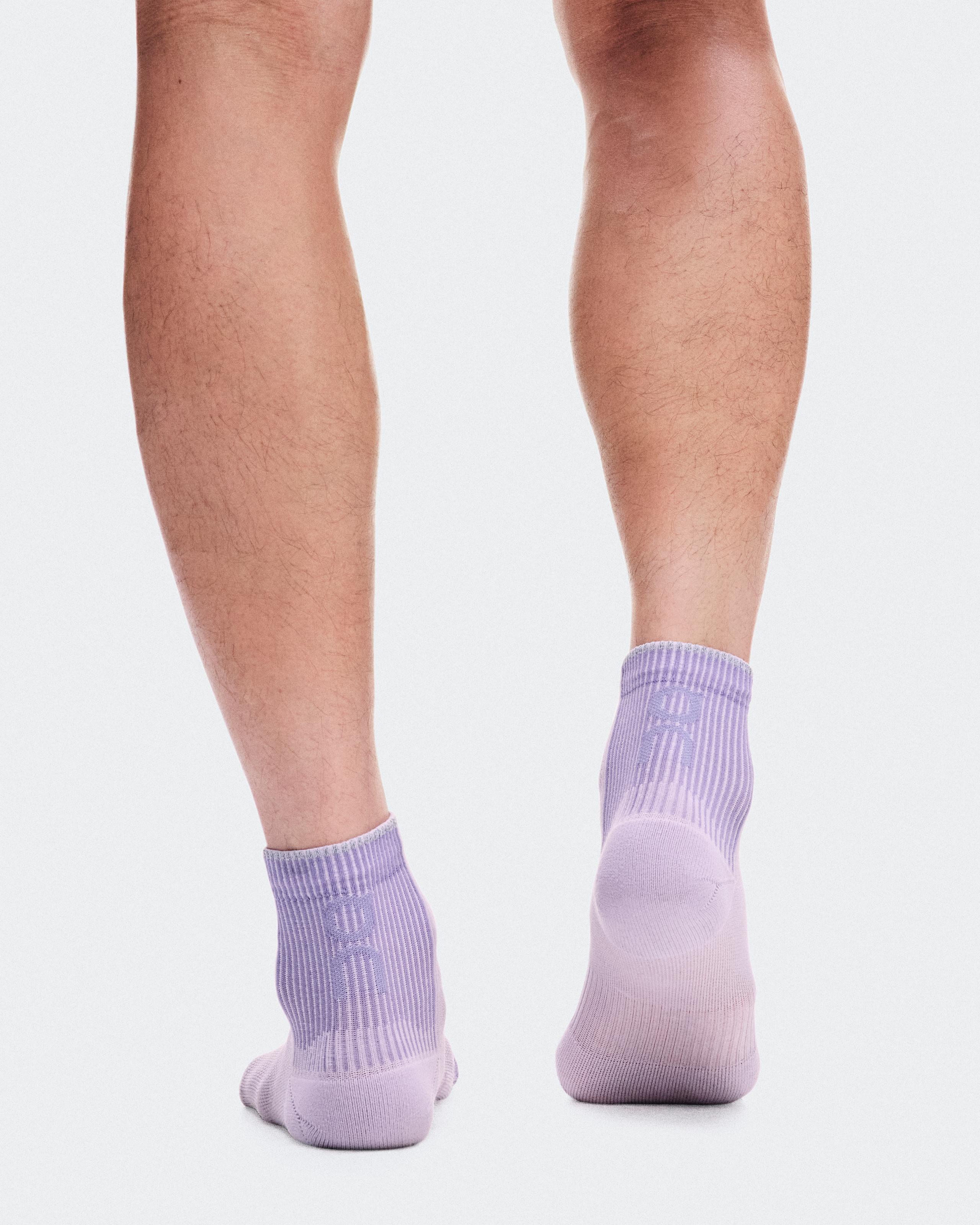 Носки On Performance Run Sock Mid, Foxglove / Mallow — фото 3