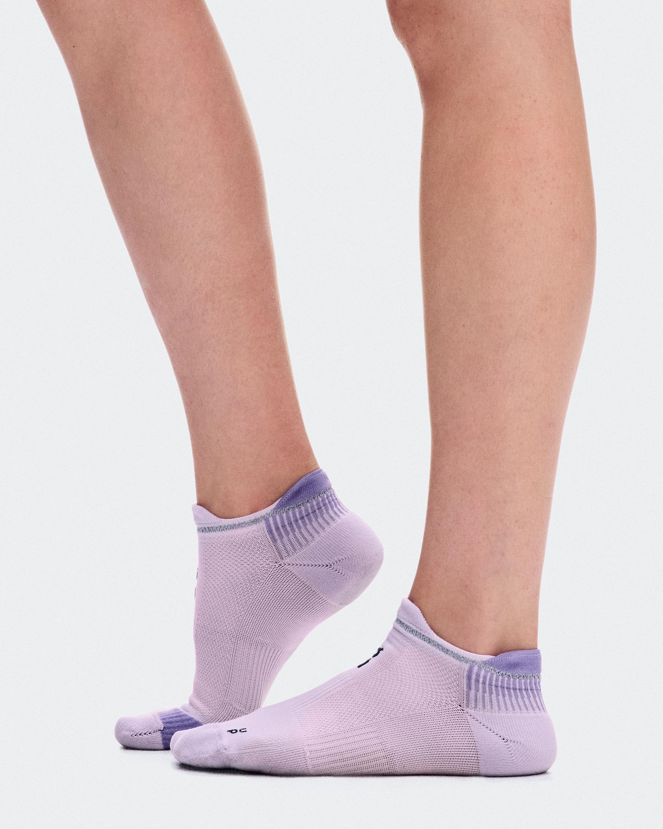 Носки On Performance Run Sock Low, Foxglove / Mallow — фото 2