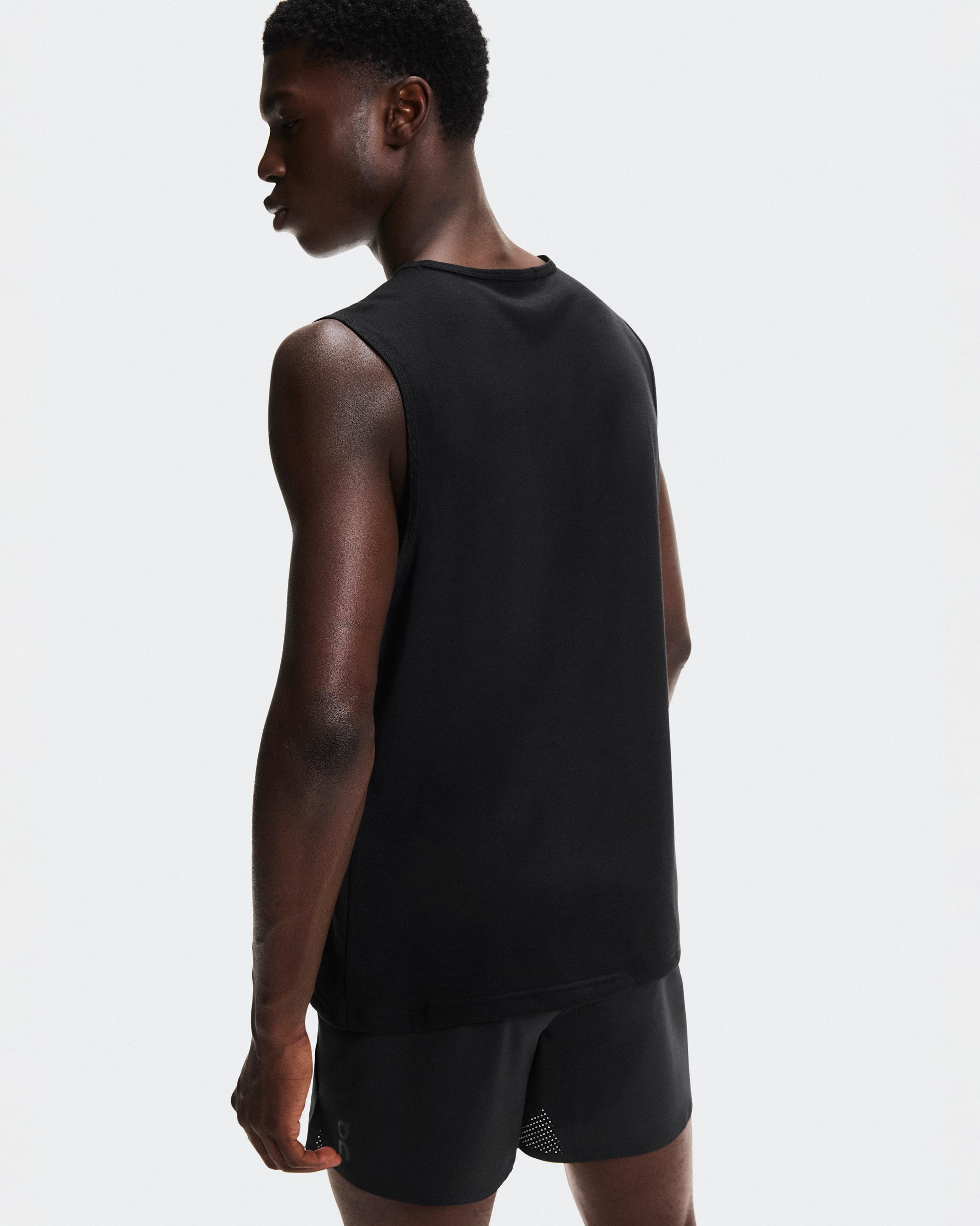 Мужская майка On Run Tank, Black — фото 4