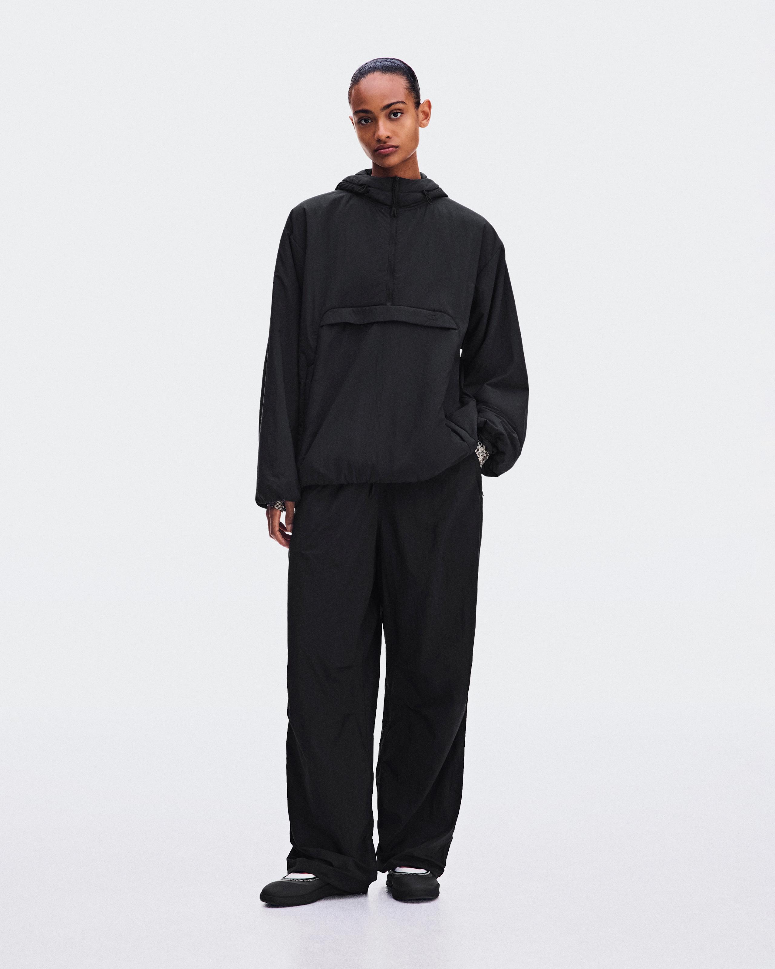 Insulated Half-Zip Anorak Black