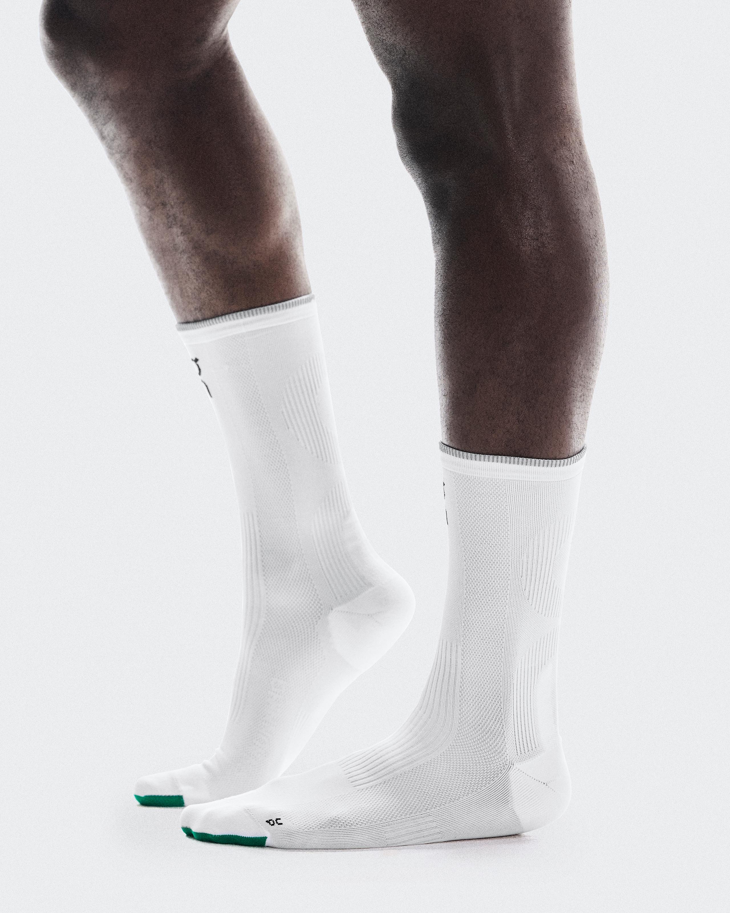 Носки Elite Run Sock High, белый/слоновая кость — фото 2