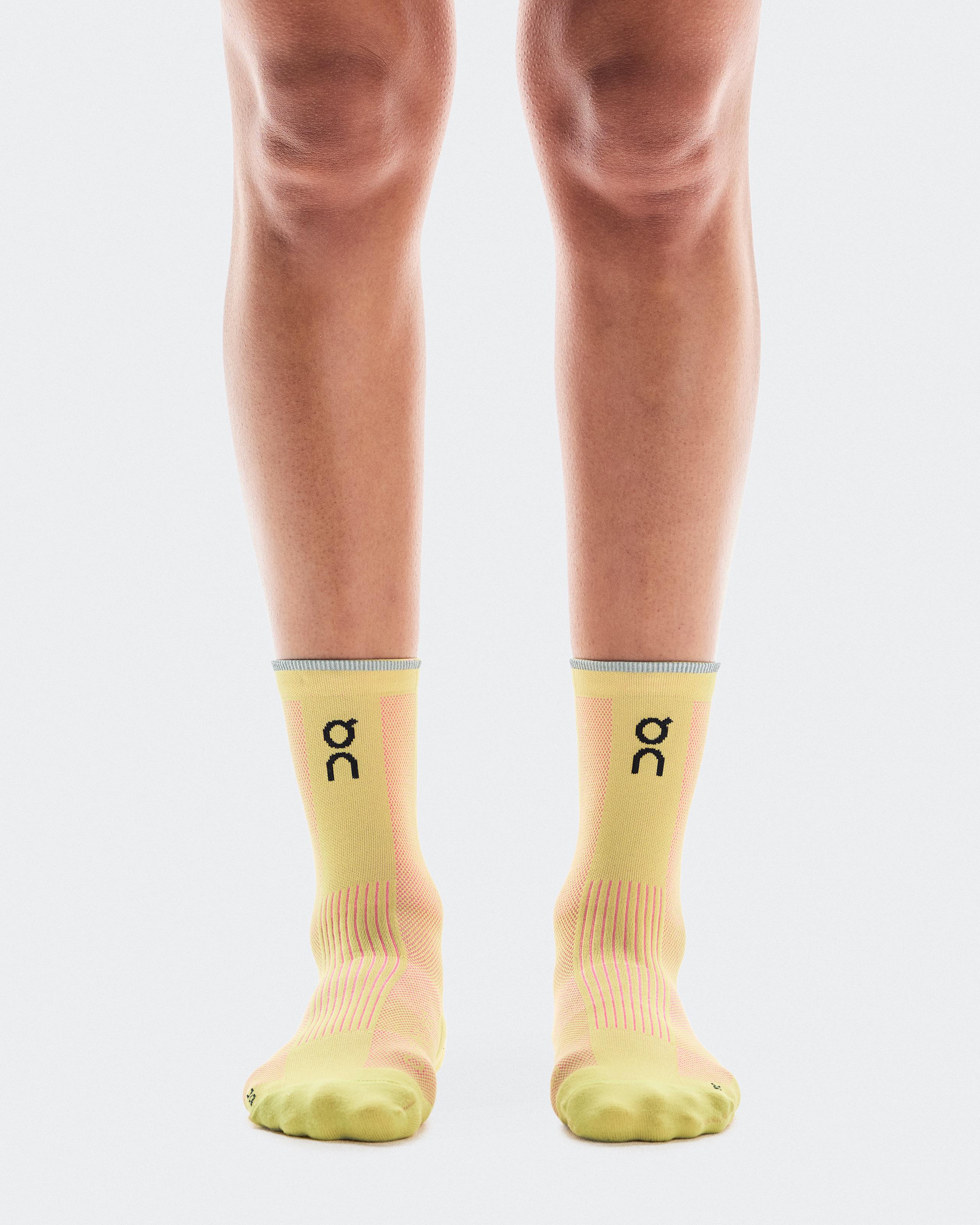 Elite Run Sock High Limelight | Pink