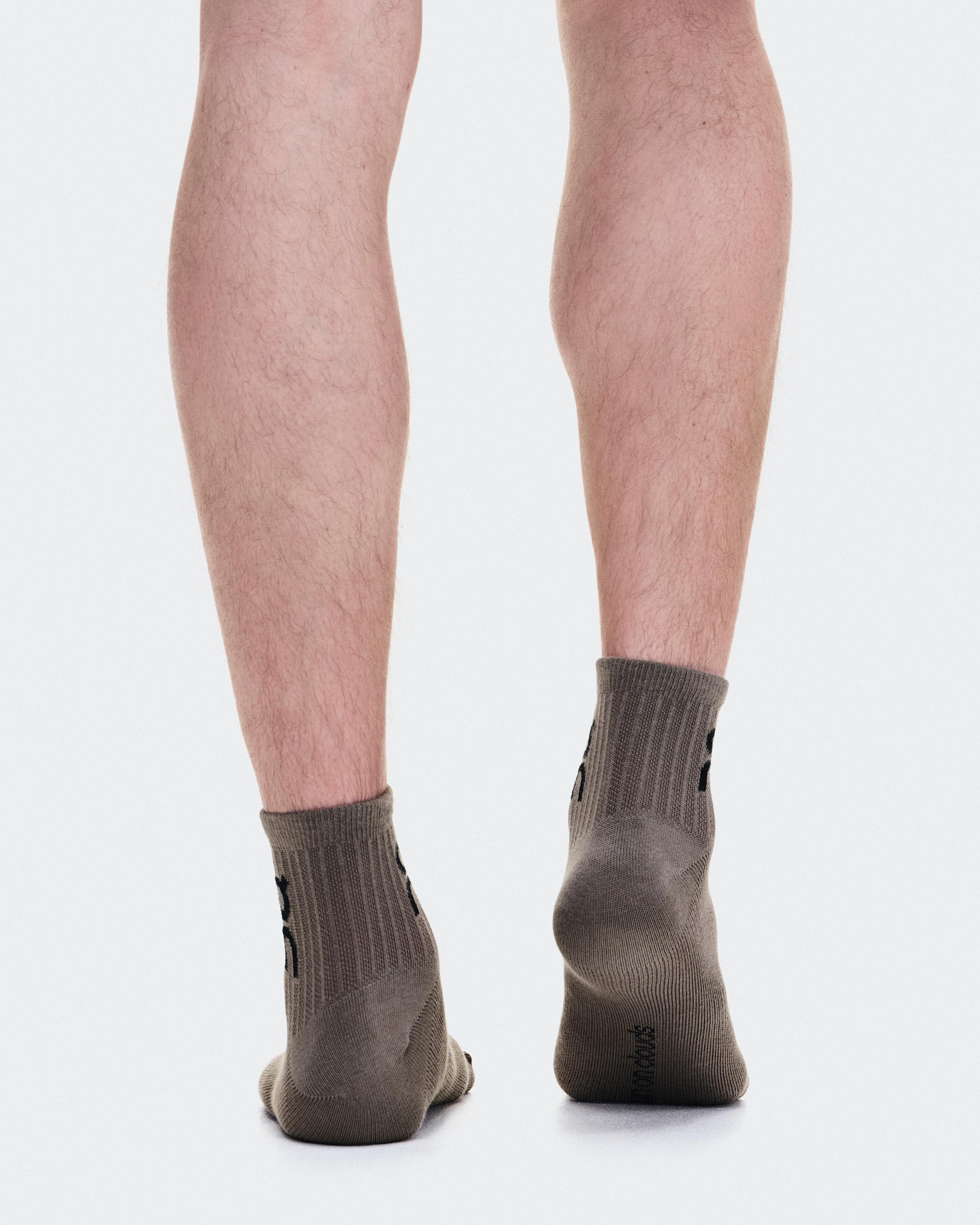 Носки On Logo Sock Mid 3P, Hare / Brume — фото 3