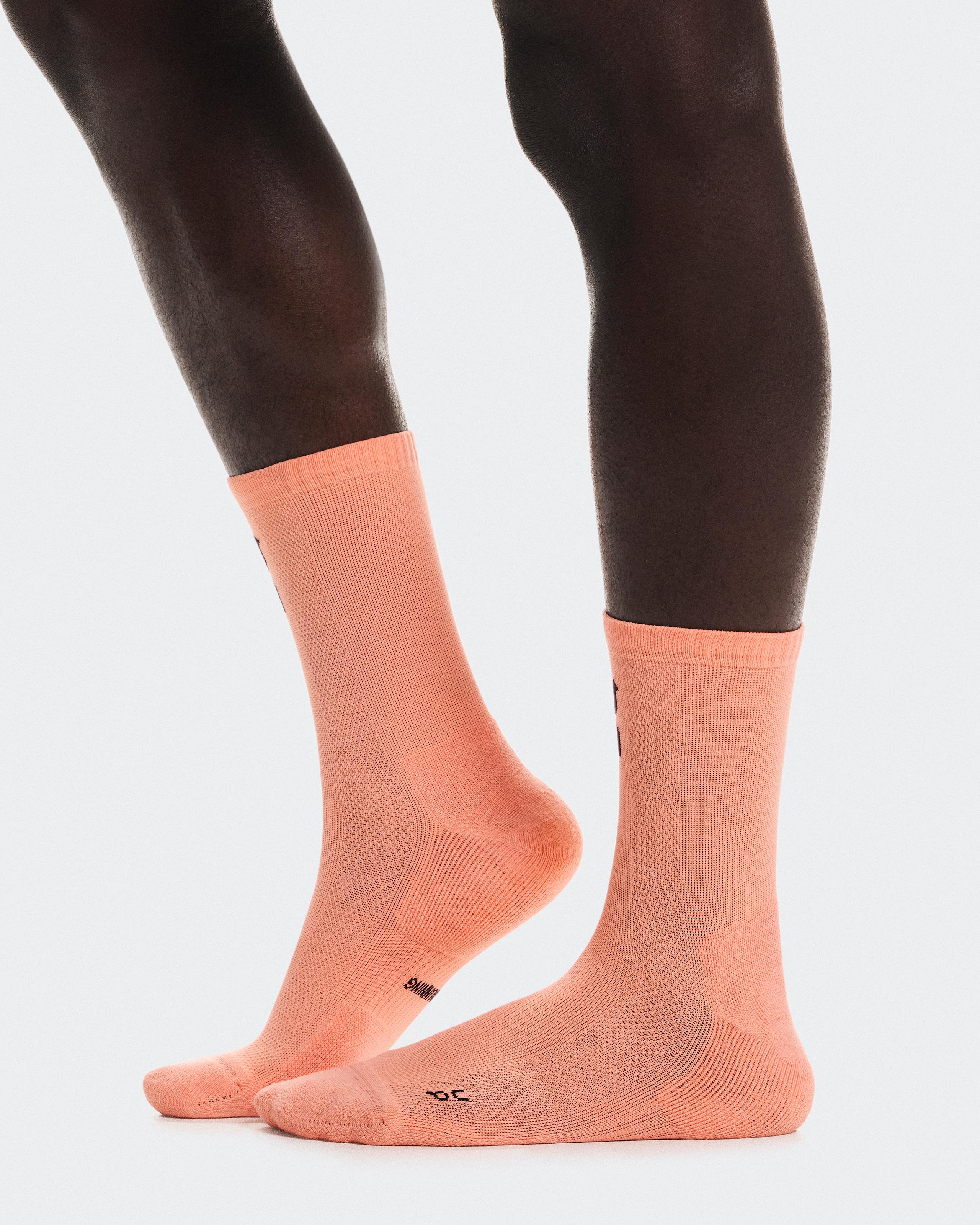 Носки On Core Run Sock High 2P (2 пары), солнечный камень/серо-голубой (Sunstone / Heron) — фото 2