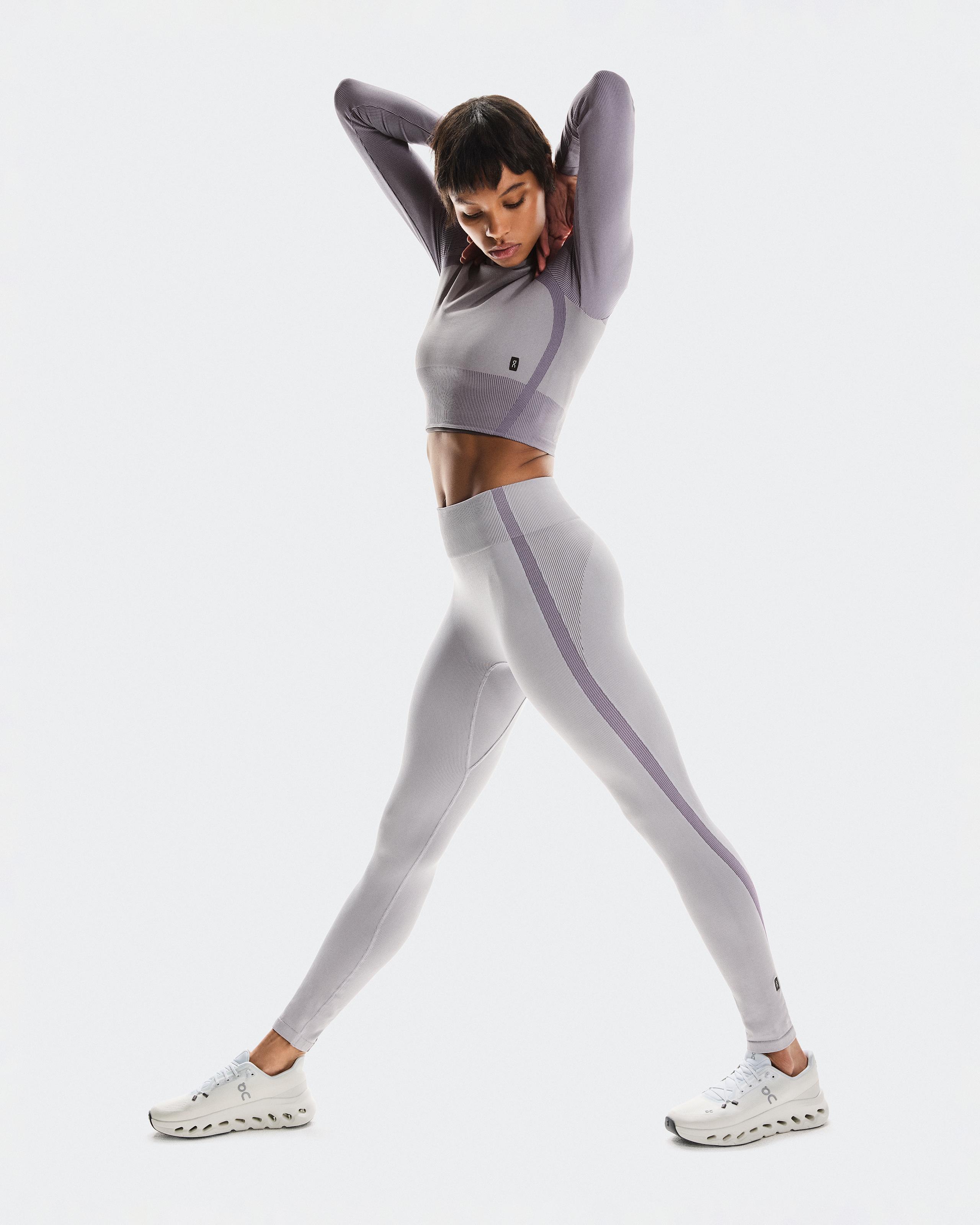 Женские тайтсы On Studio Knit Tights, Lilac / Cosmos — фото 6