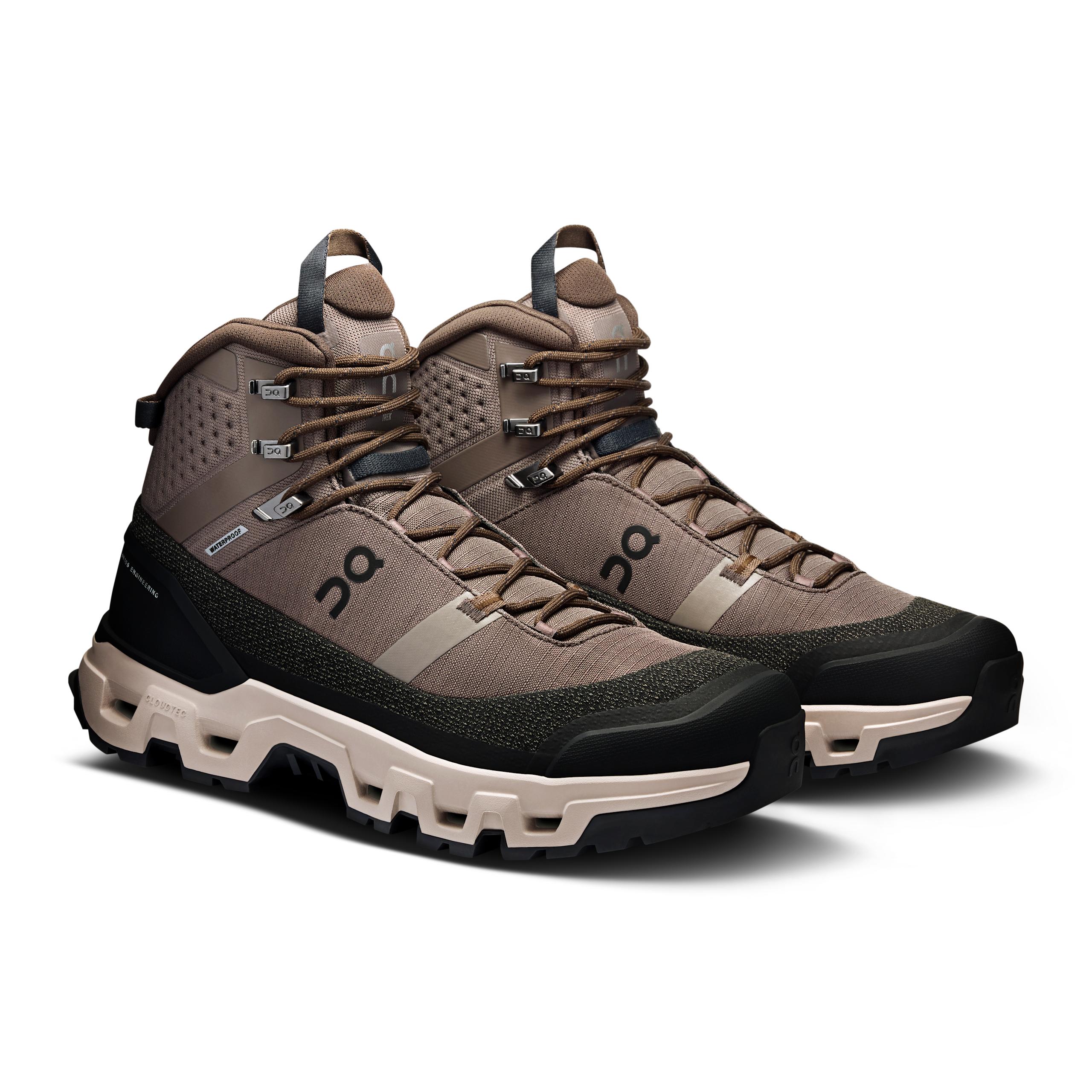 Кроссовки On Cloudrock Trek Waterproof мужские, серые с дымчато-серым — фото 6
