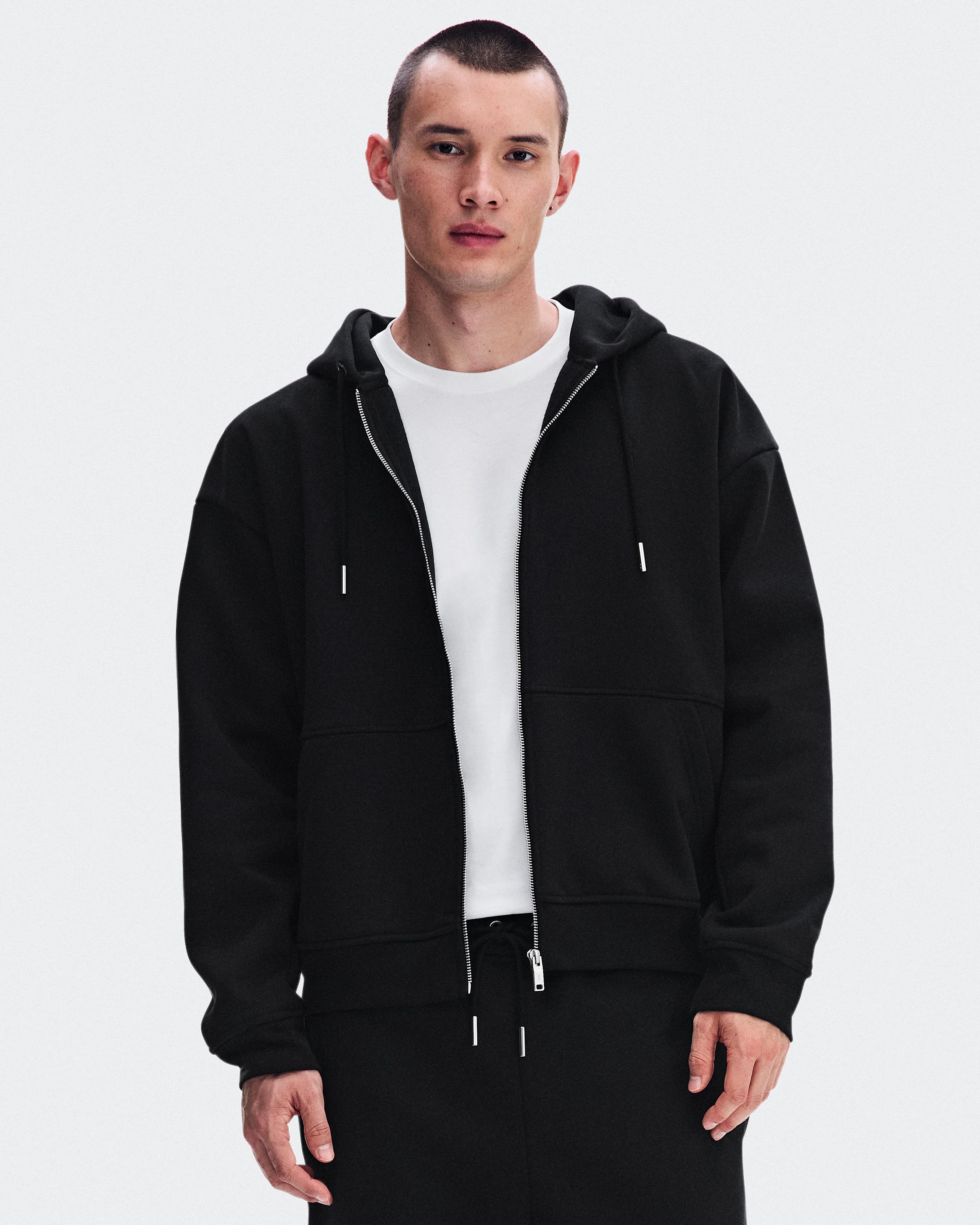 Мужская худи на молнии On Club Collective Full Zip Runner, Black — фото 2