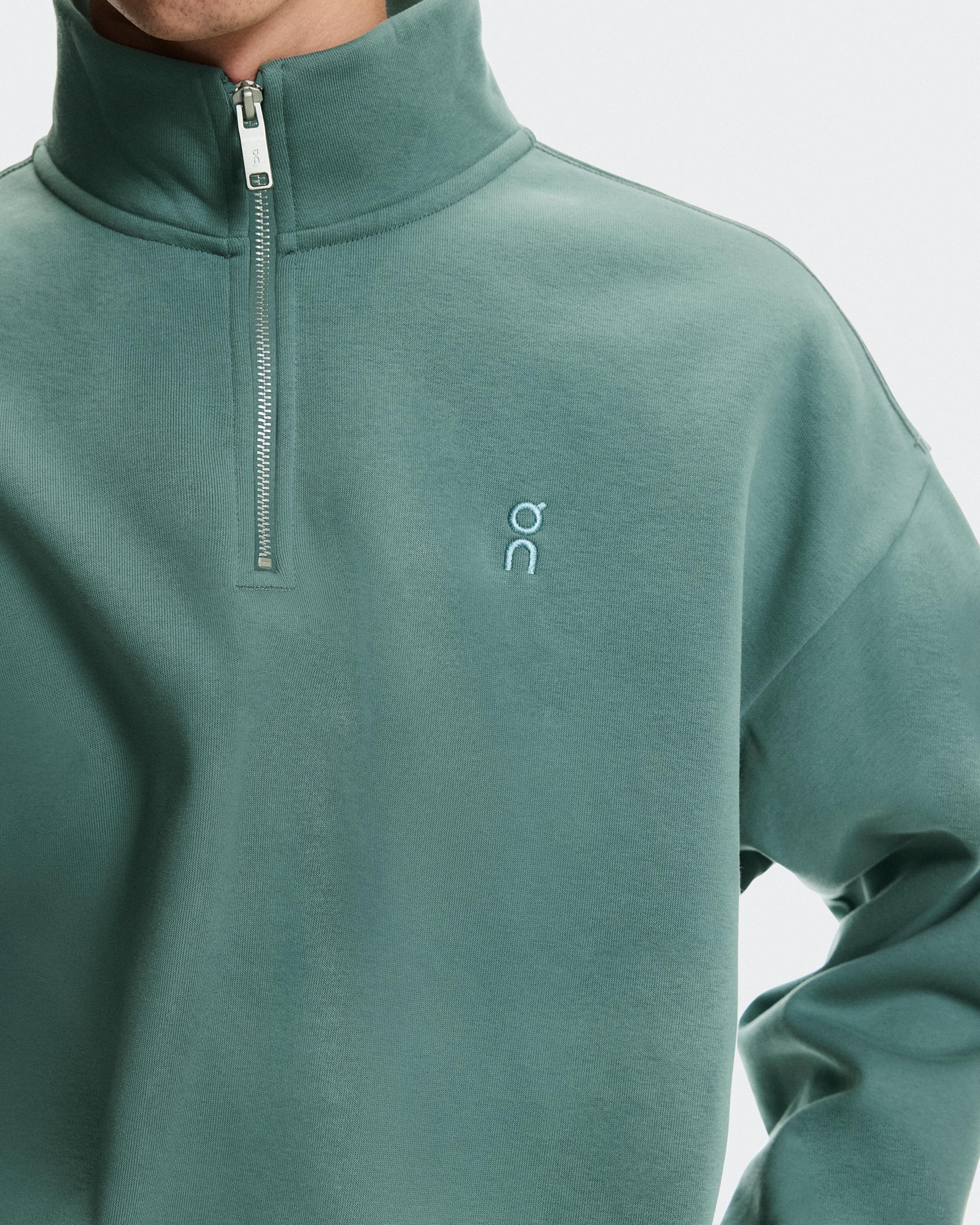 Мужская кофта на молнии On Club Collective 1/4 Zip, Tide — фото 5