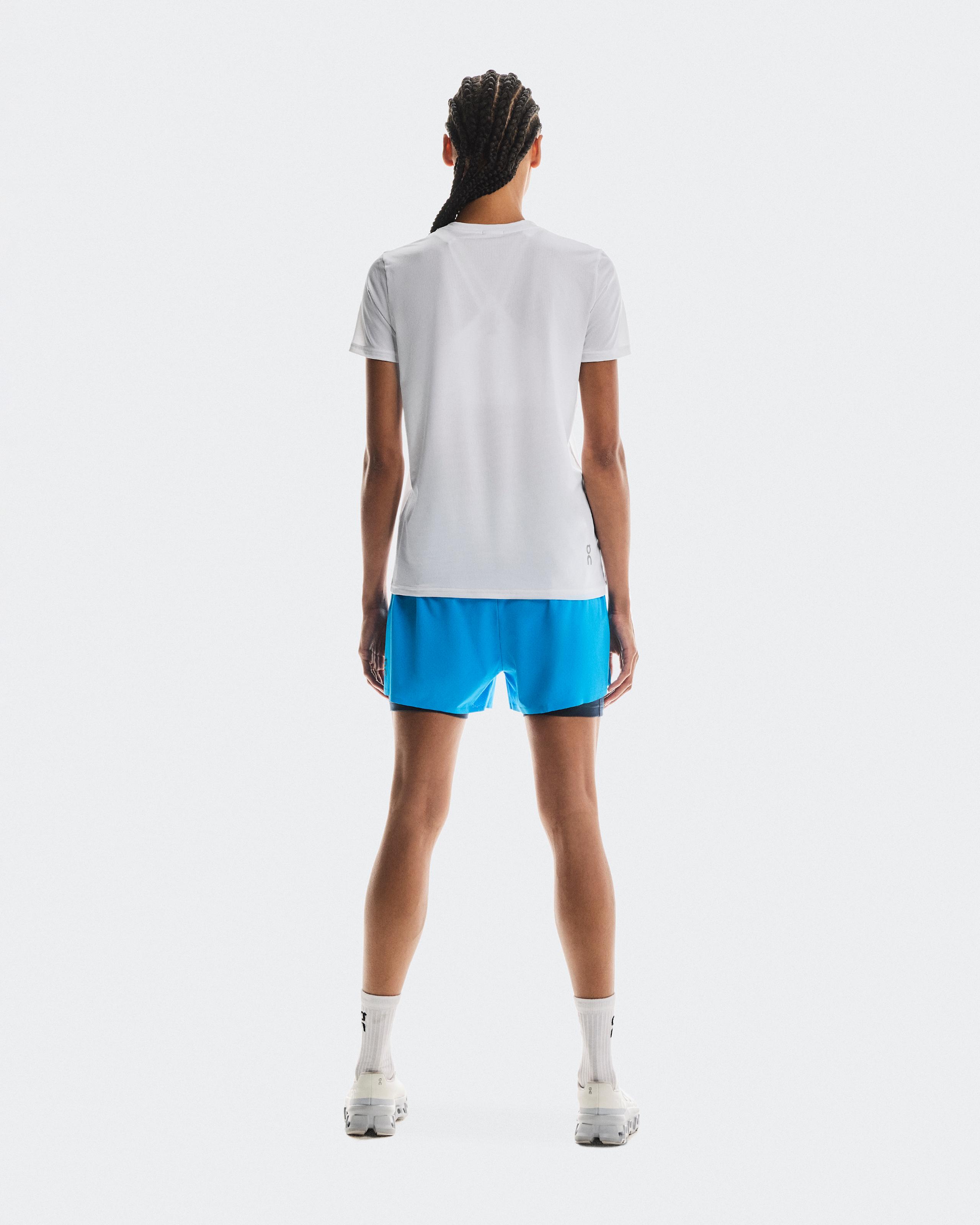 Женские шорты 3" Performance 2/1 Shorts, цвет Malibu / Navy (голубой / тёмно-синий) — фото 2