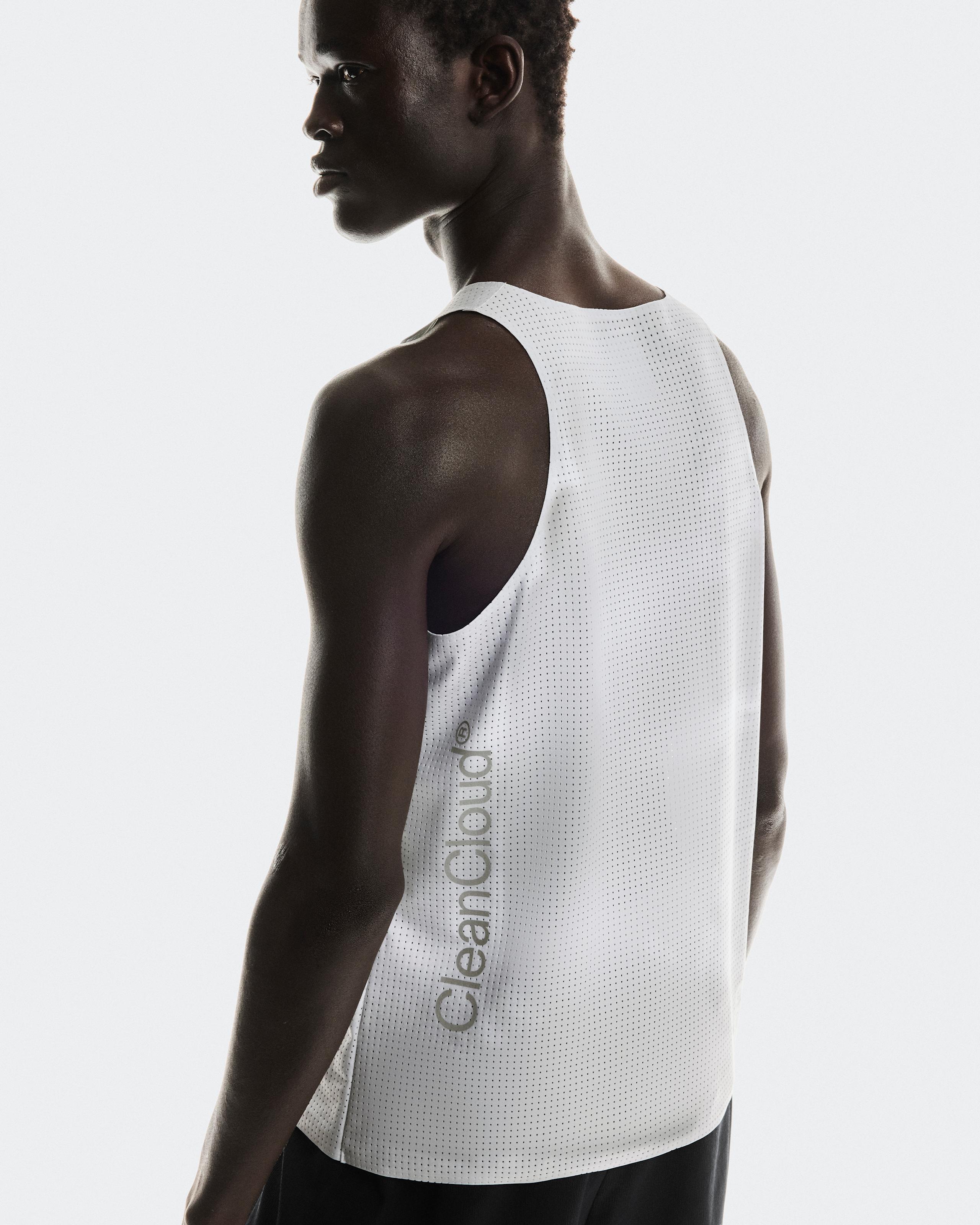 Мужская майка On Pace Tank, Glacier / White — фото 4