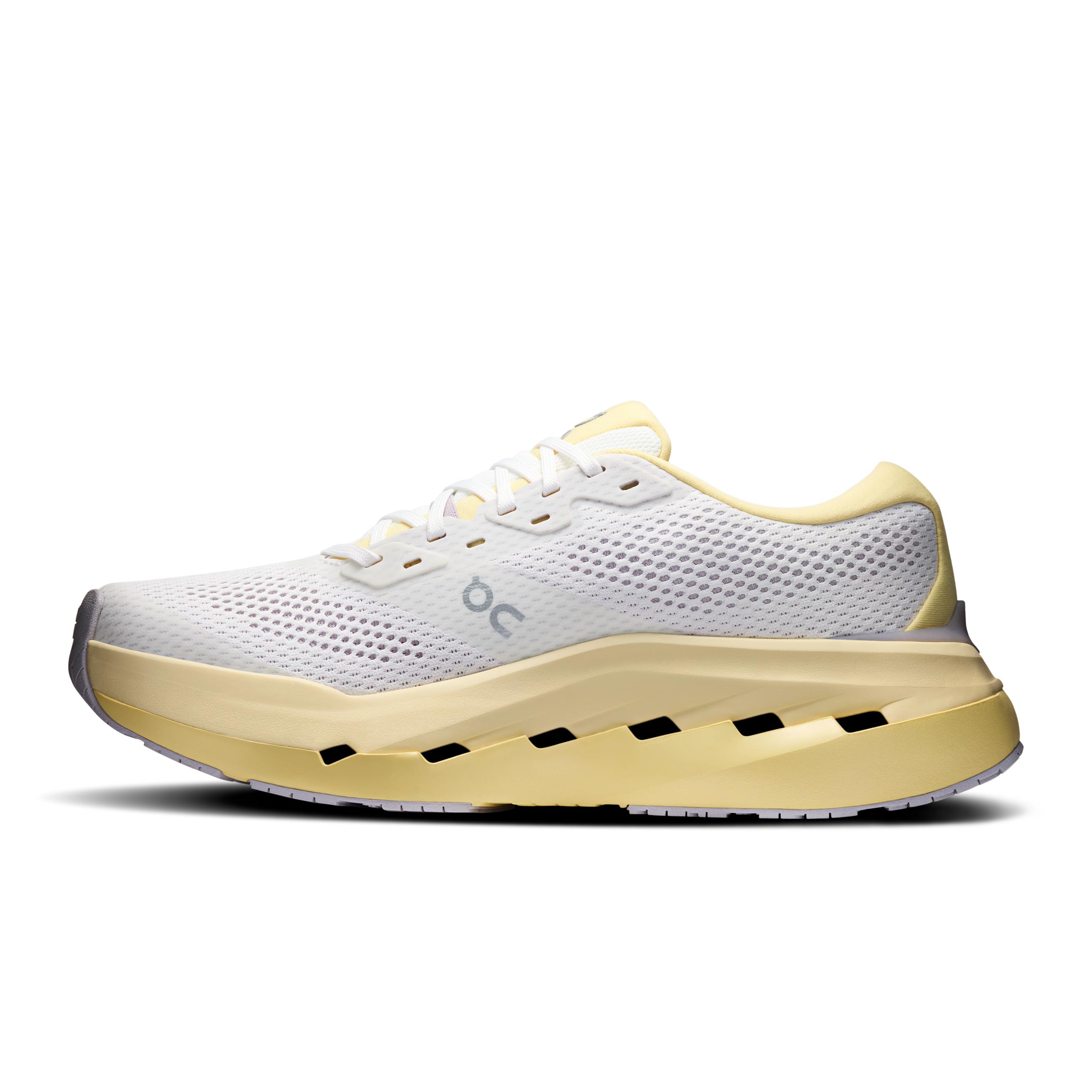 Кроссовки On Cloudrunner 3 Max, молочно-белые с горчичным — фото 4