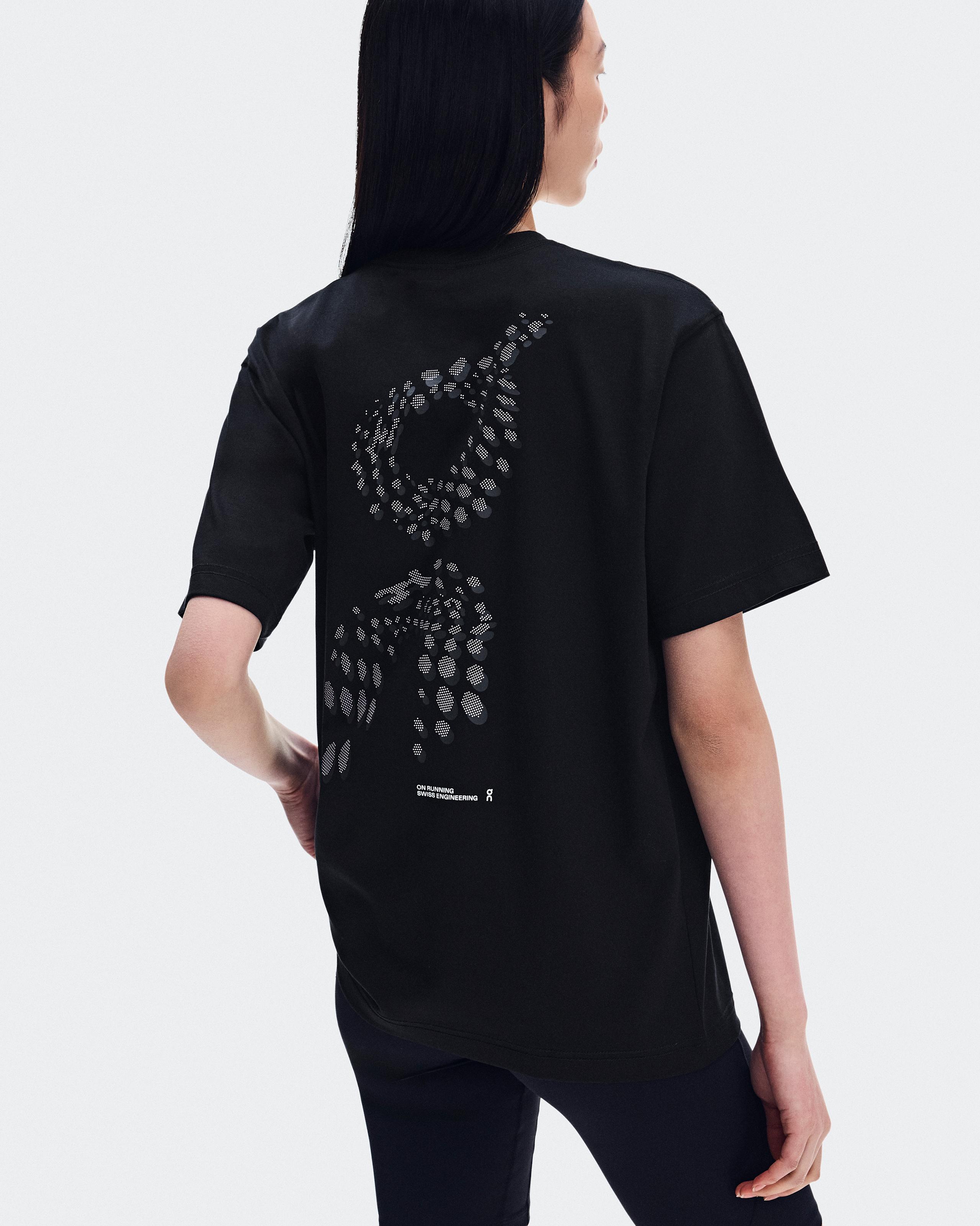 Женская футболка On Club Collective-T Runner, Black — фото 2