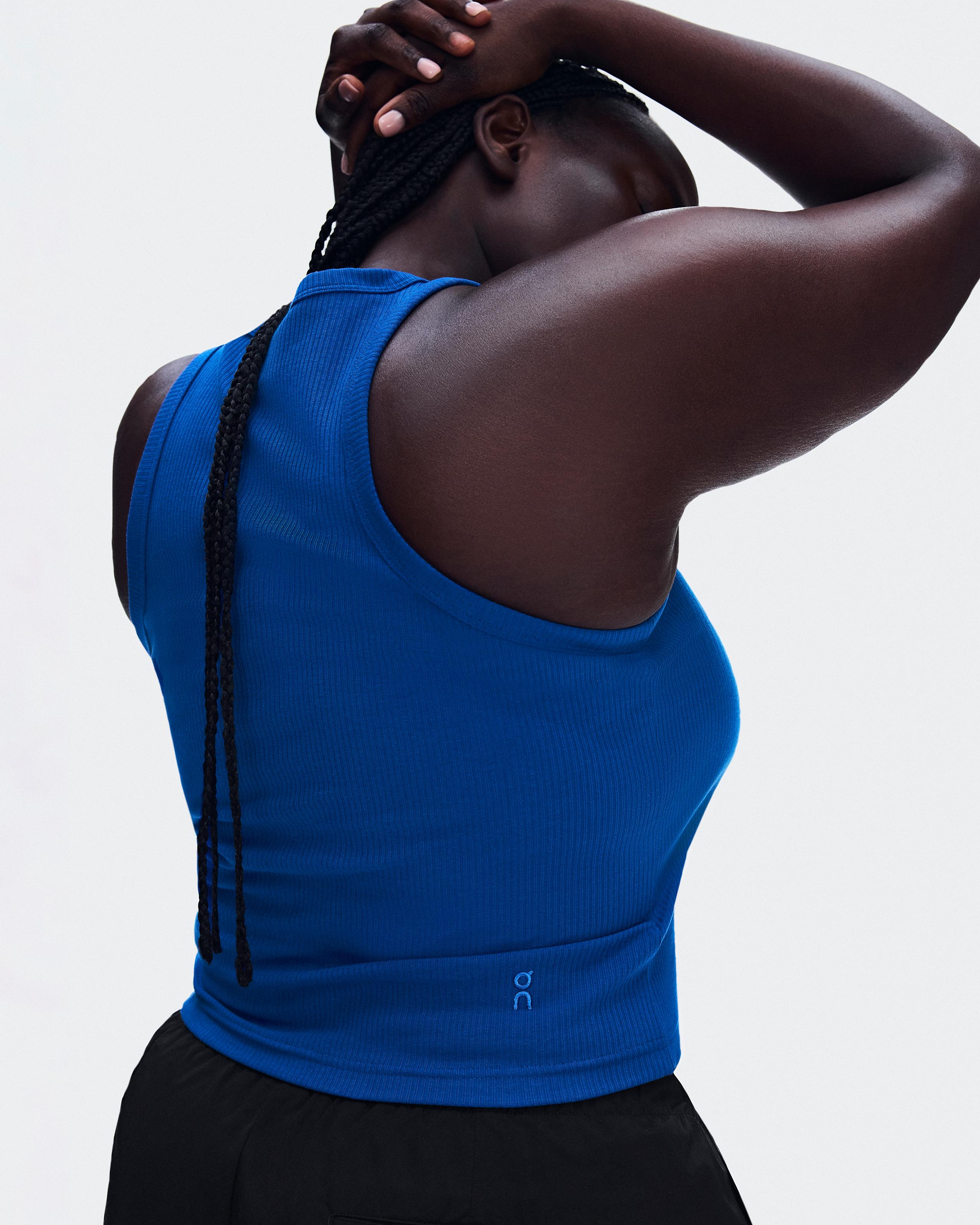 Топ женский On All-Day Ribbed Tank (индиго) — фото 4