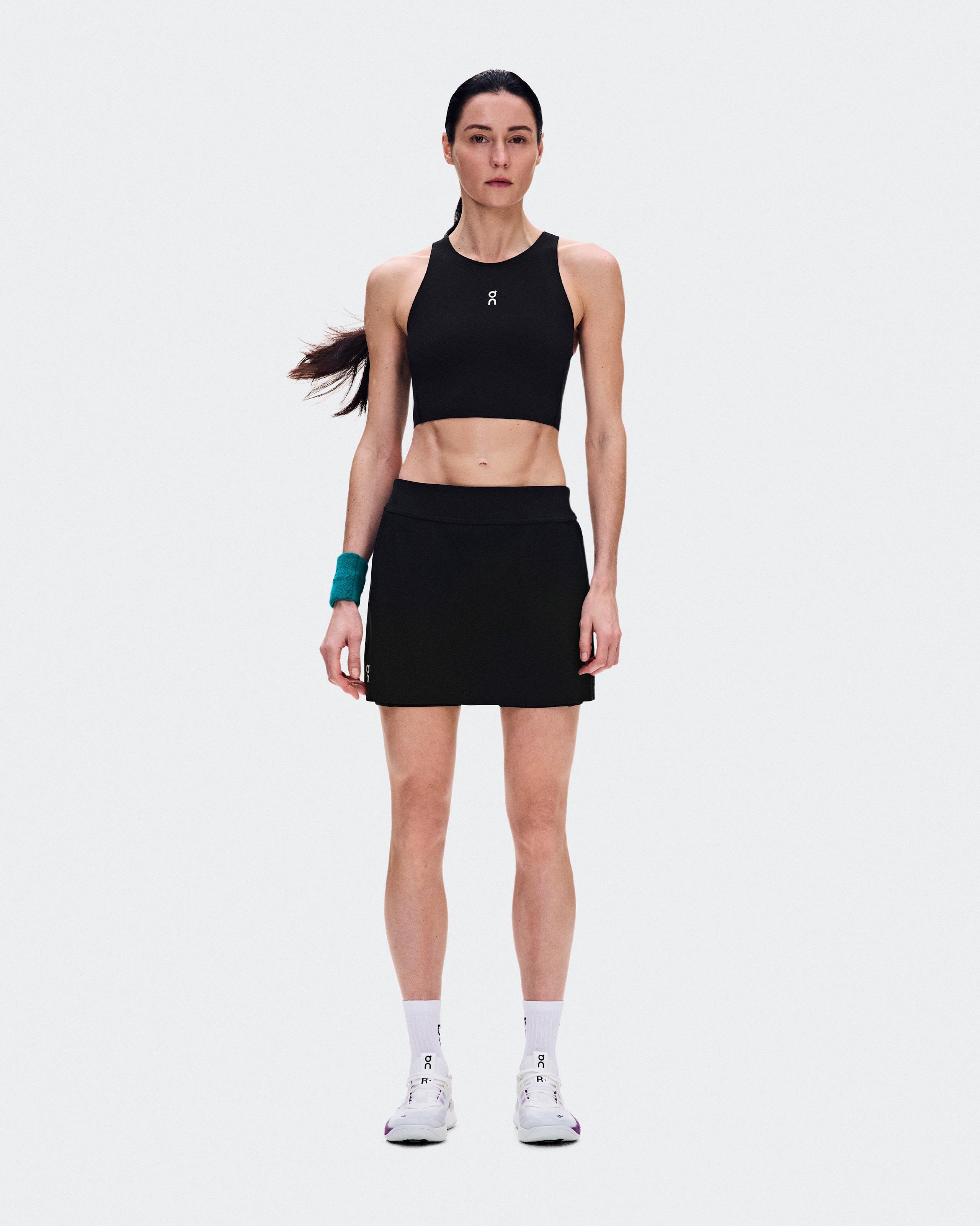 Court Skirt Split Black