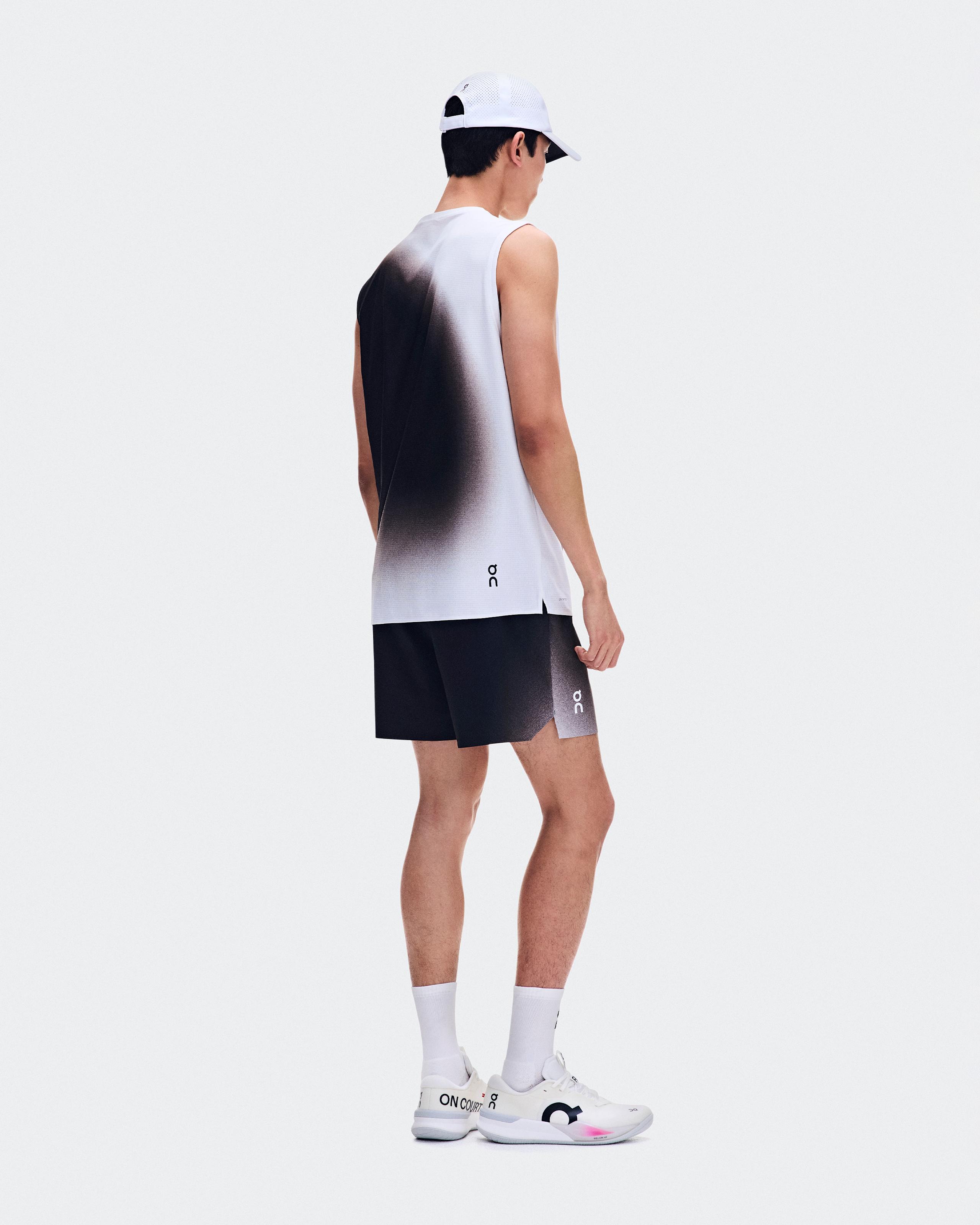 Майка On Court Tank Swing, White / Mulberry — фото 3