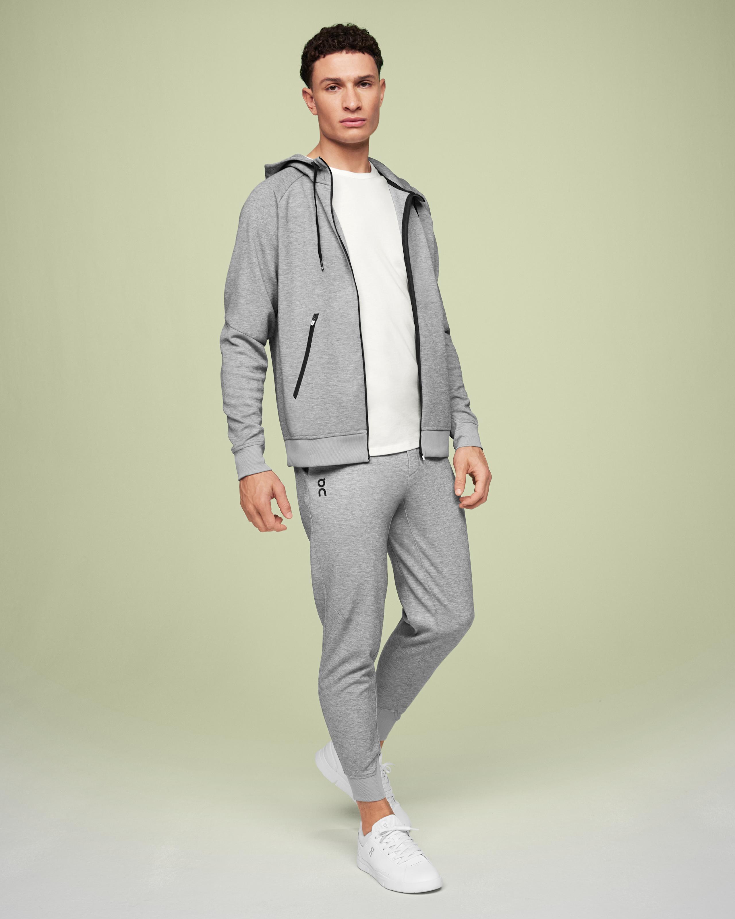 Мужское худи On Zipped Hoodie, Grey — фото 2