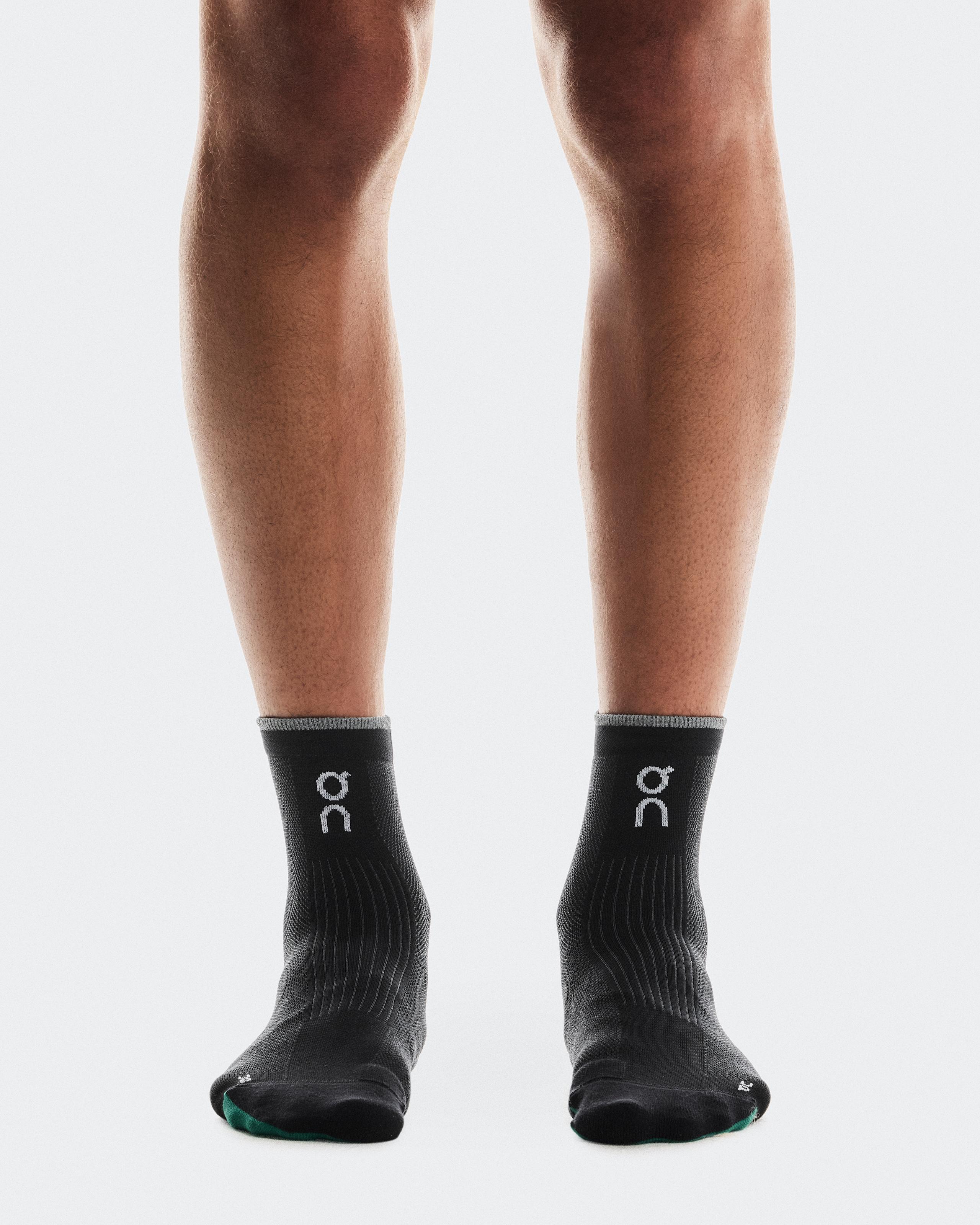 Elite Run Sock Mid Black