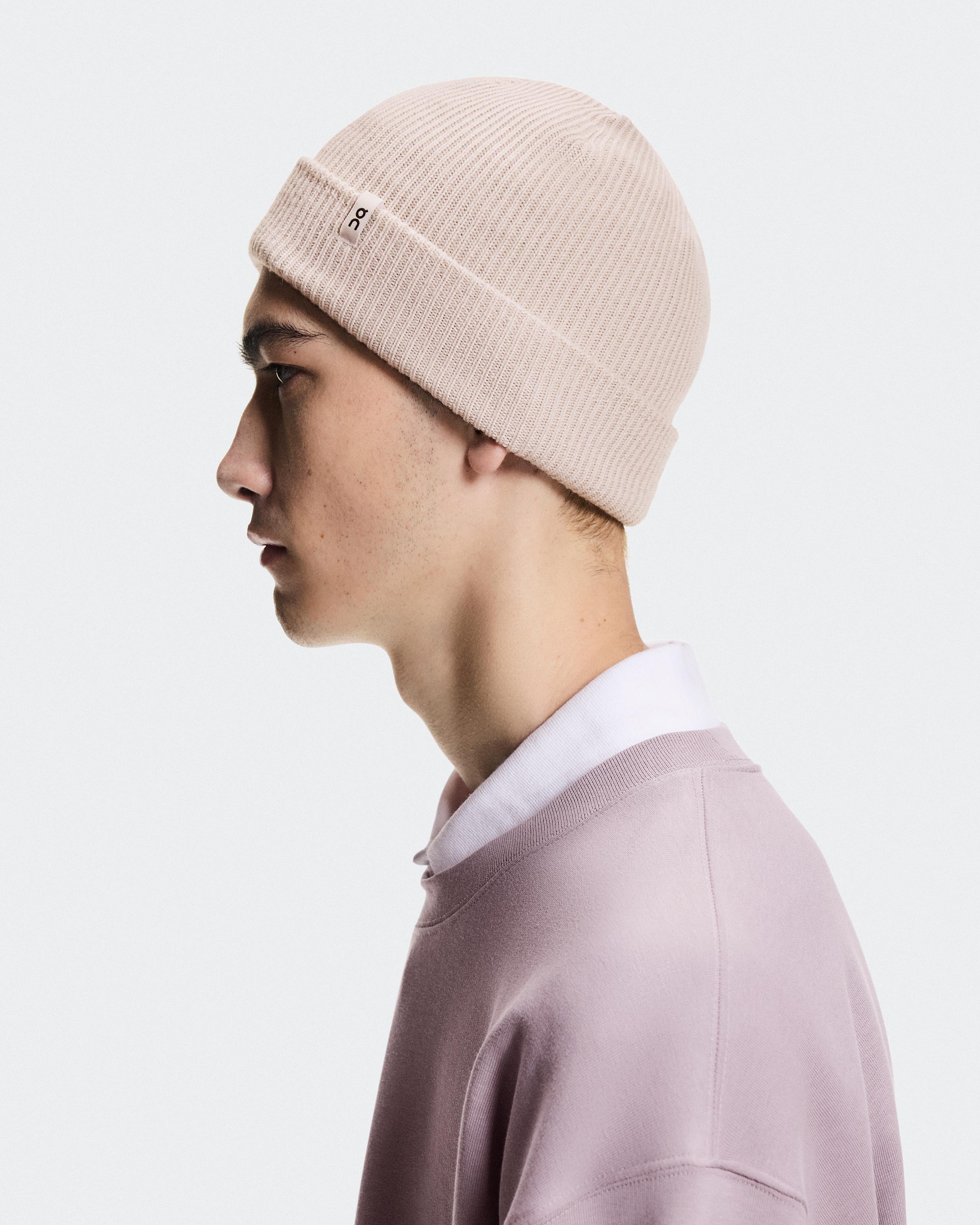 Шапка Merino Beanie, овсяный бежевый — фото 3
